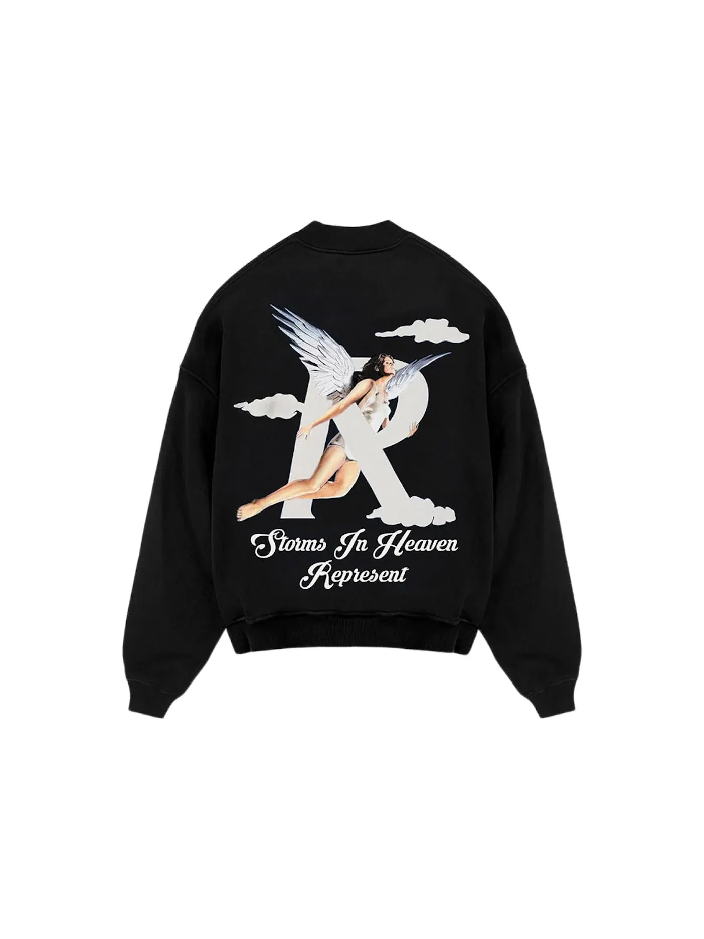 Детский свитер с принтом Represent Sweater — изображение 2 из 2, черный