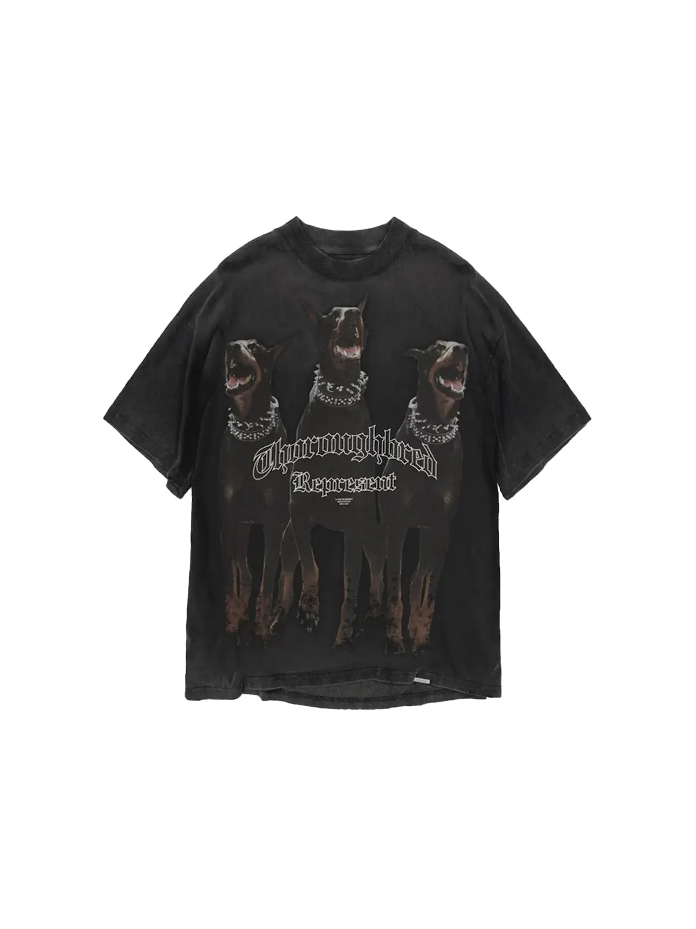 Мужская футболка с принтом Represent T-Shirt — изображение 1 из 1, винтажный черный