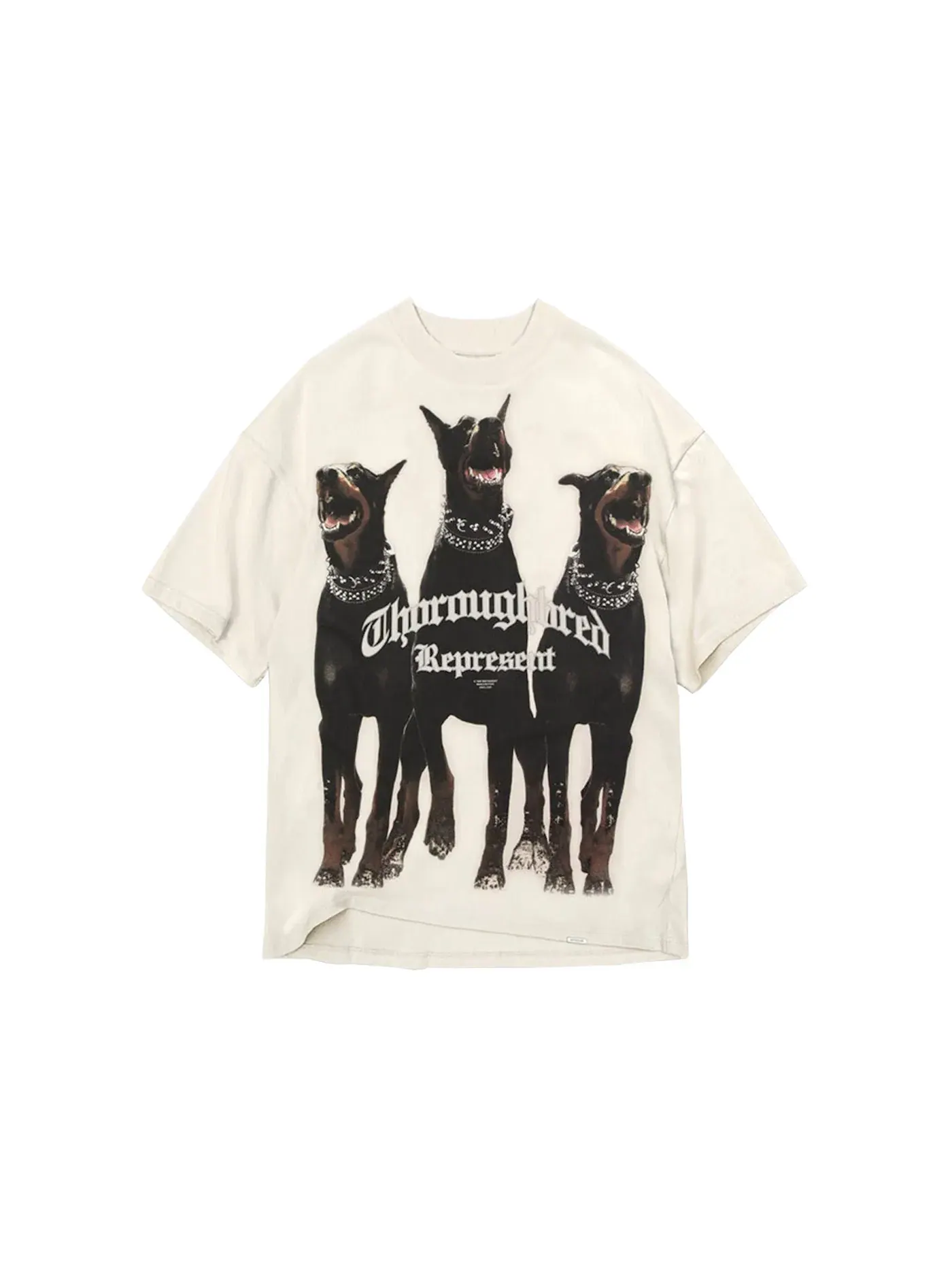 Мужская футболка с принтом T-Shirt Represent — изображение 1 из 1, винтажный белый