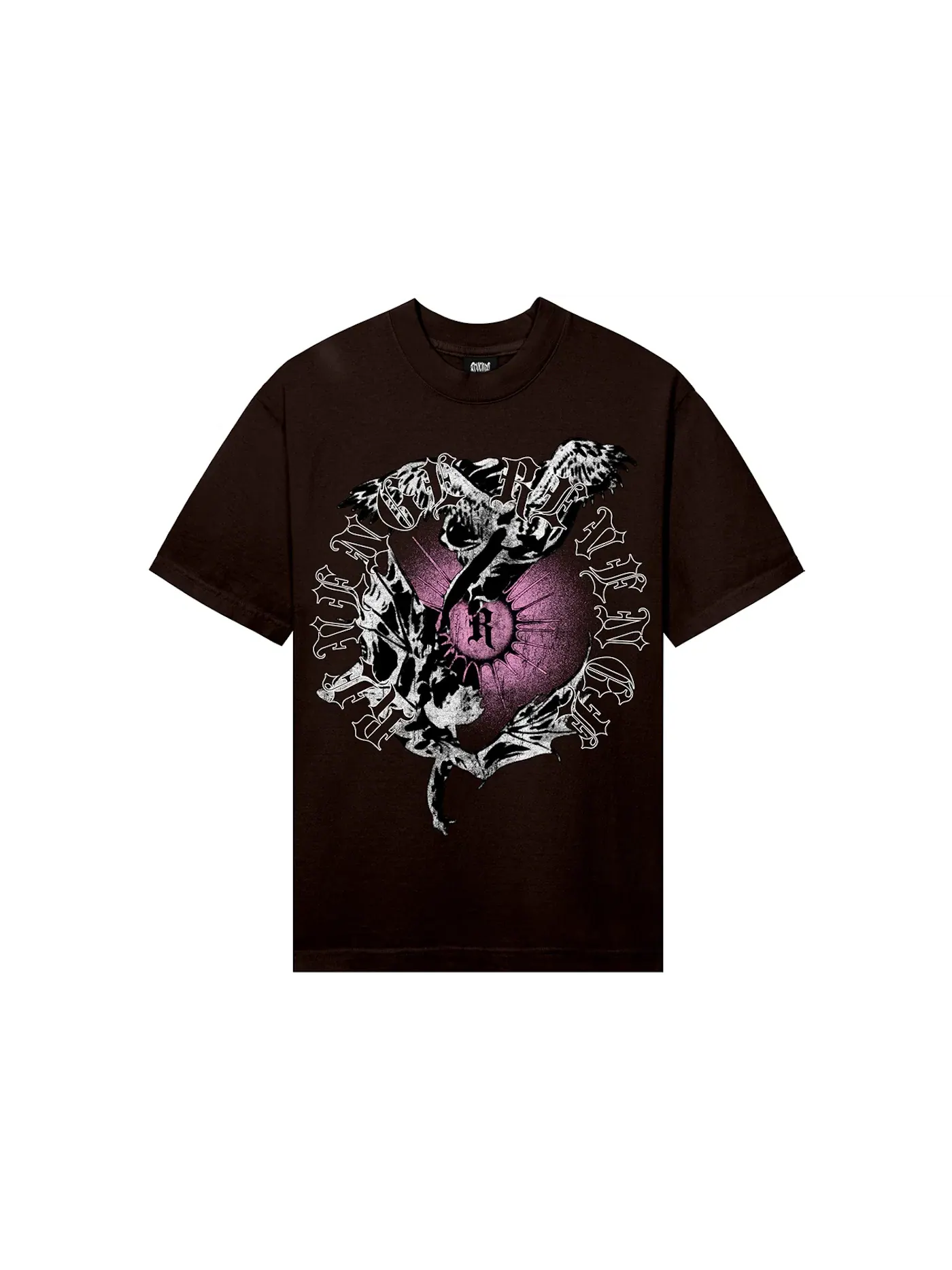 Мужская футболка с принтом Revenge Tee Revenge — изображение 1 из 1, коричневый