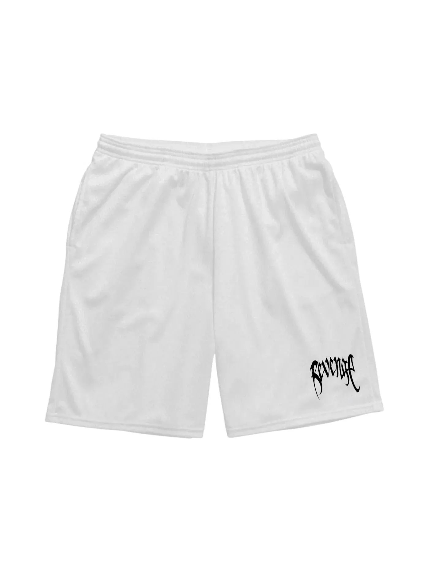 Мужские шорты из сетки Mesh Shorts Revenge — изображение 1 из 1, белый/черный