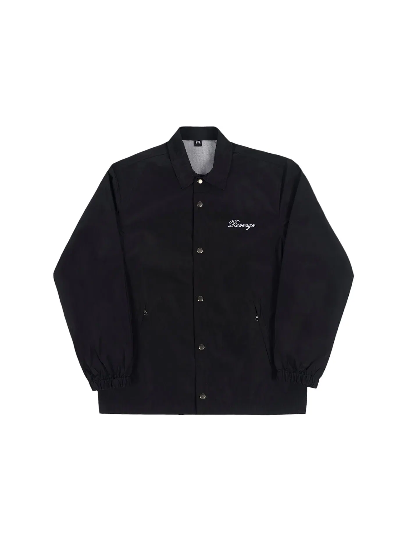 Мужская куртка-бомбер с принтом Revenge Broken R Coaches Jacket — изображение 2 из 2, черный