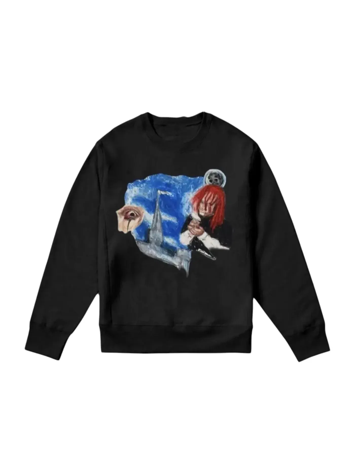 Мужской свитшот с принтом Revenge Sweatshirt — изображение 1 из 2, черный