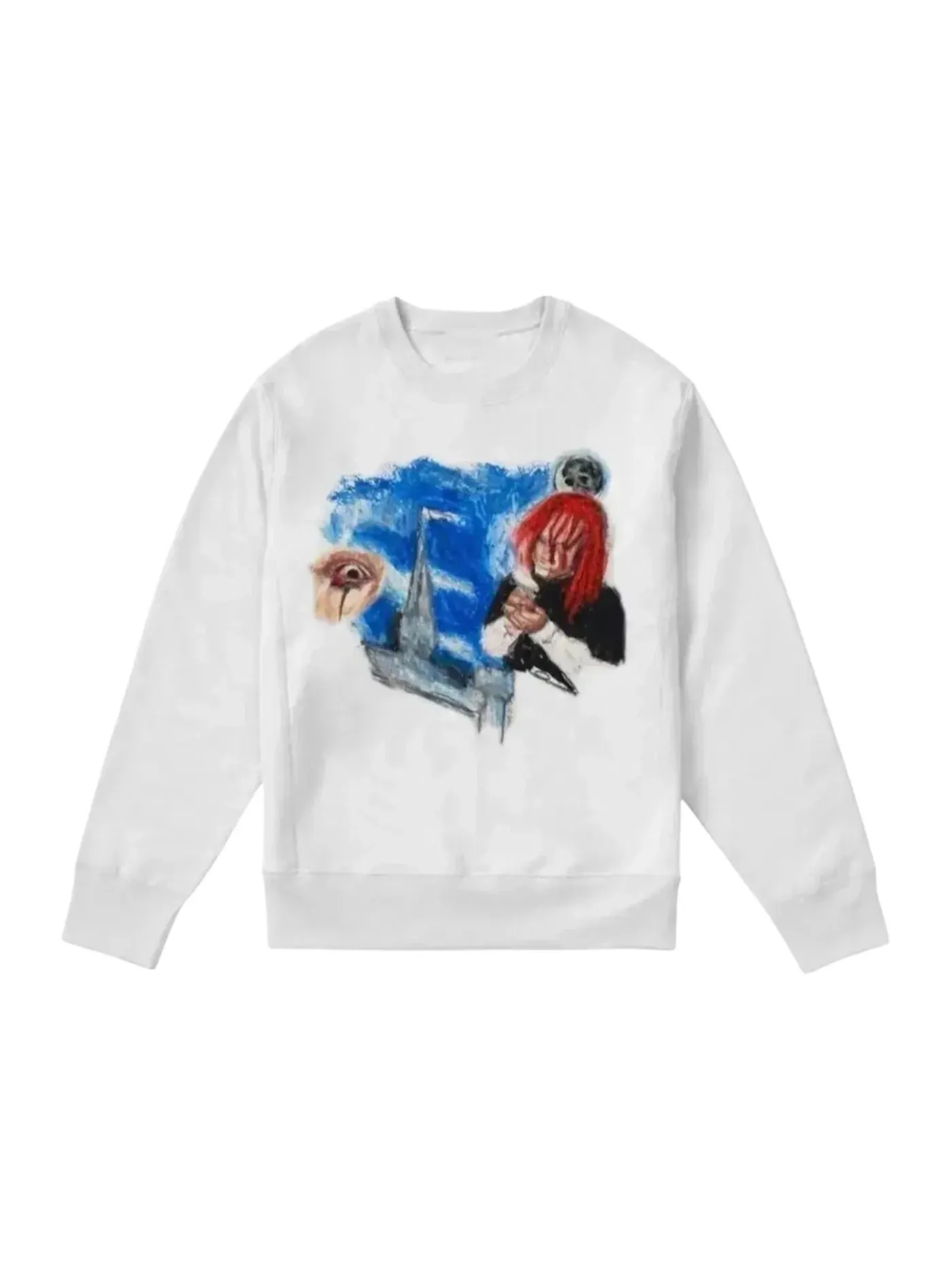 Мужской свитшот с принтом Revenge Sweatshirt — изображение 1 из 2, белый