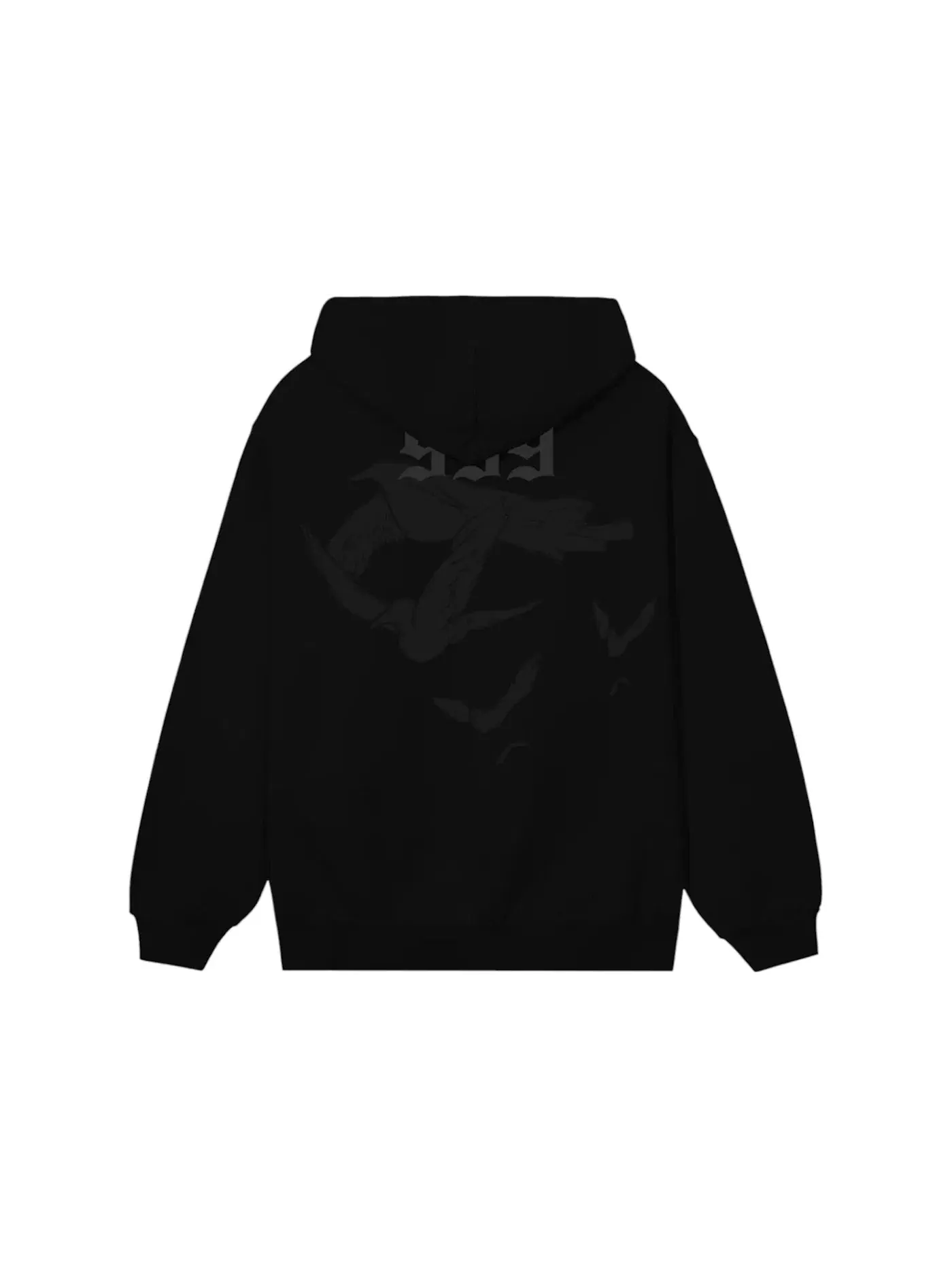 Мужская худи с принтом Dove 999 Hoodie Revenge — изображение 1 из 1, черный