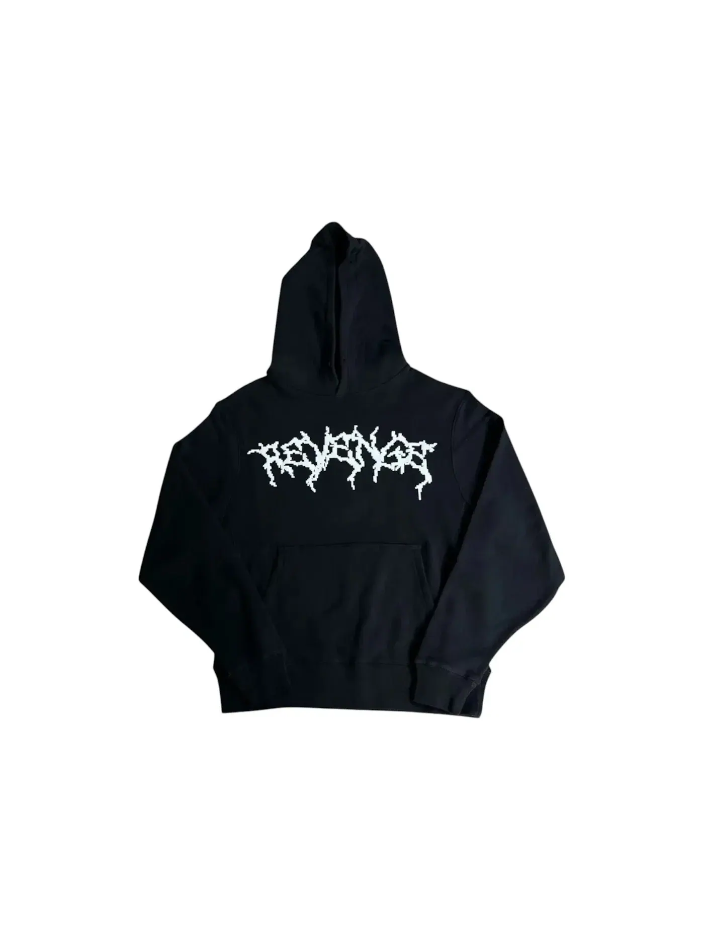 Мужская худи с принтом Revenge Hoodie — изображение 1 из 1, черный