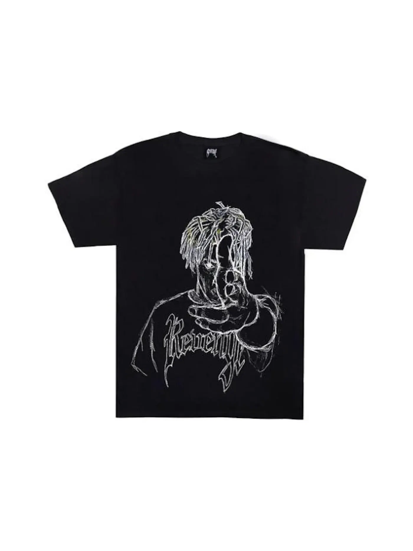 Мужская футболка с принтом Revenge T-shirt — изображение 1 из 1, черный