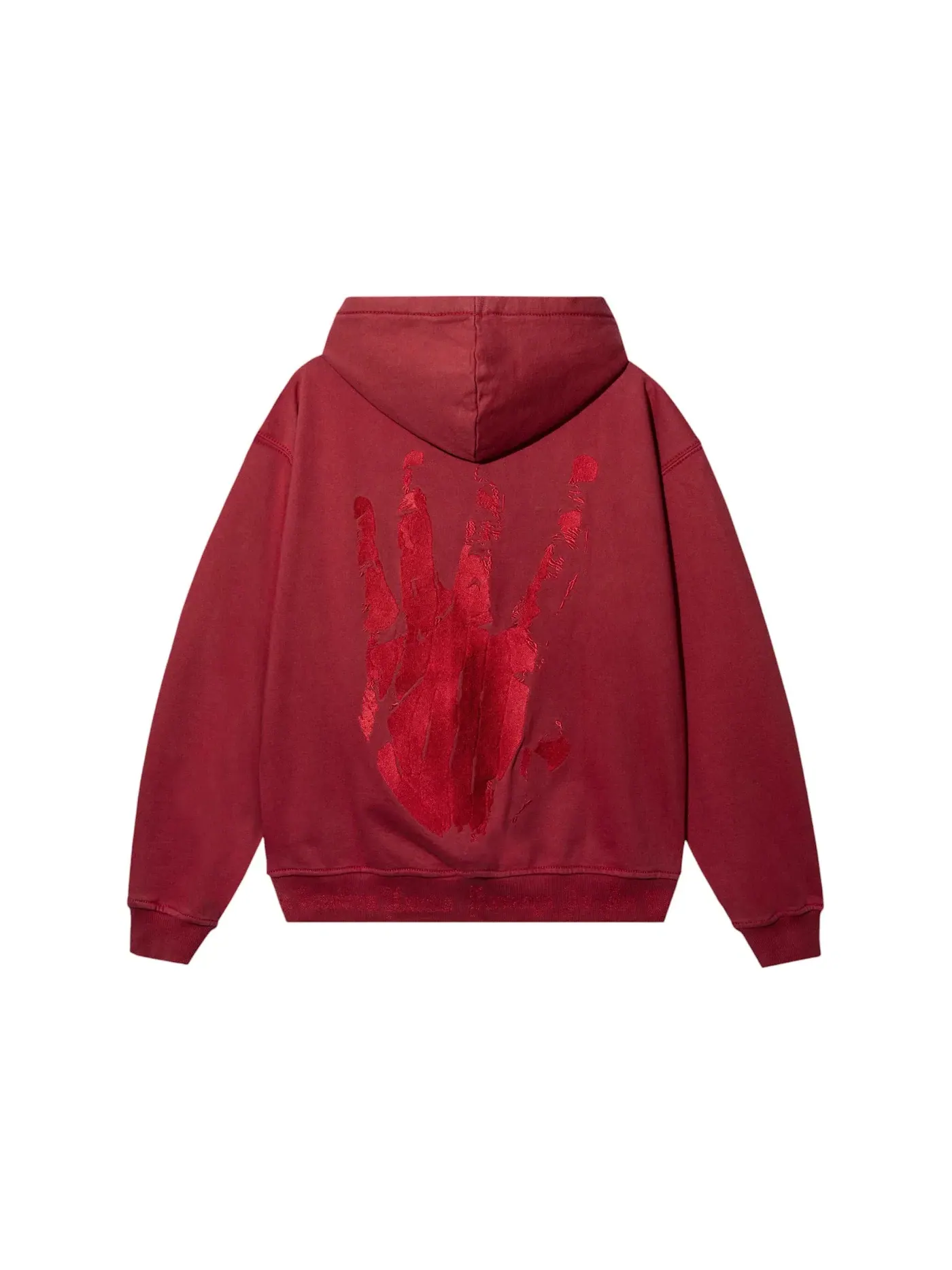Мужская худи с контрастной молнией Revenge Kill Hoodie — изображение 2 из 2, красный/красный
