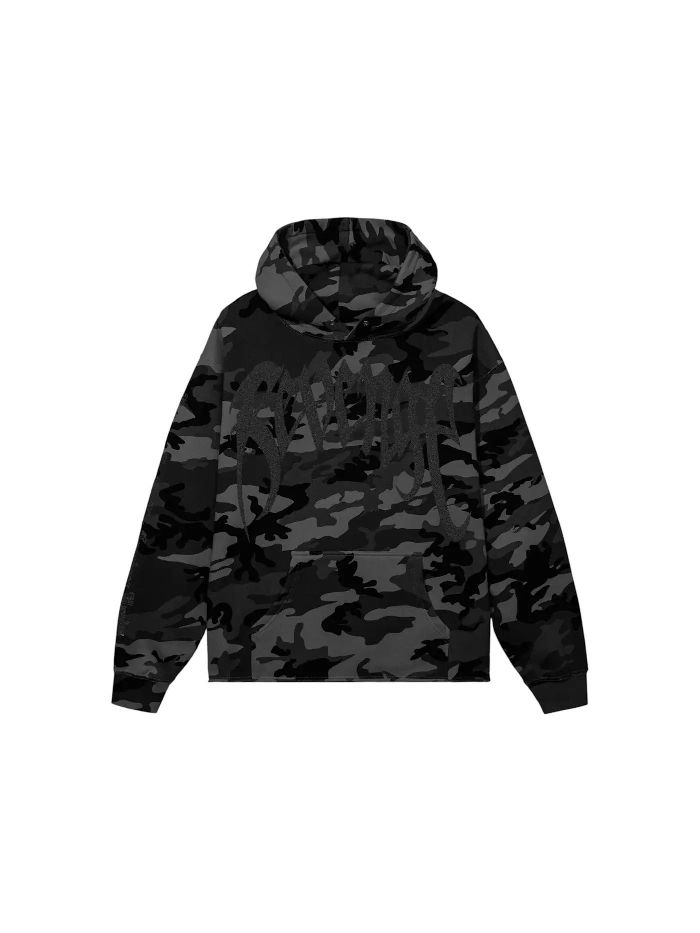 Мужская худи с принтом Revenge Hoodie — изображение 1 из 2, черный