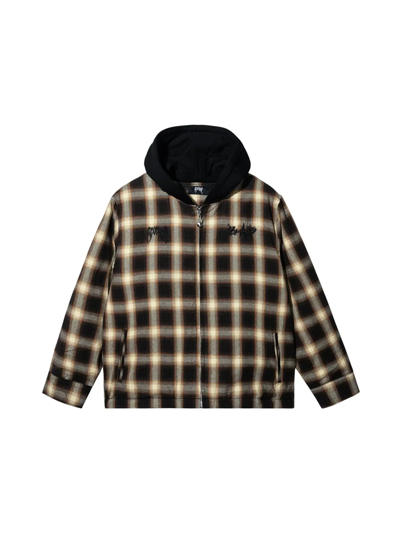 Мужская худи-фланель Revenge Flannel — изображение 1 из 2, коричневый/черный