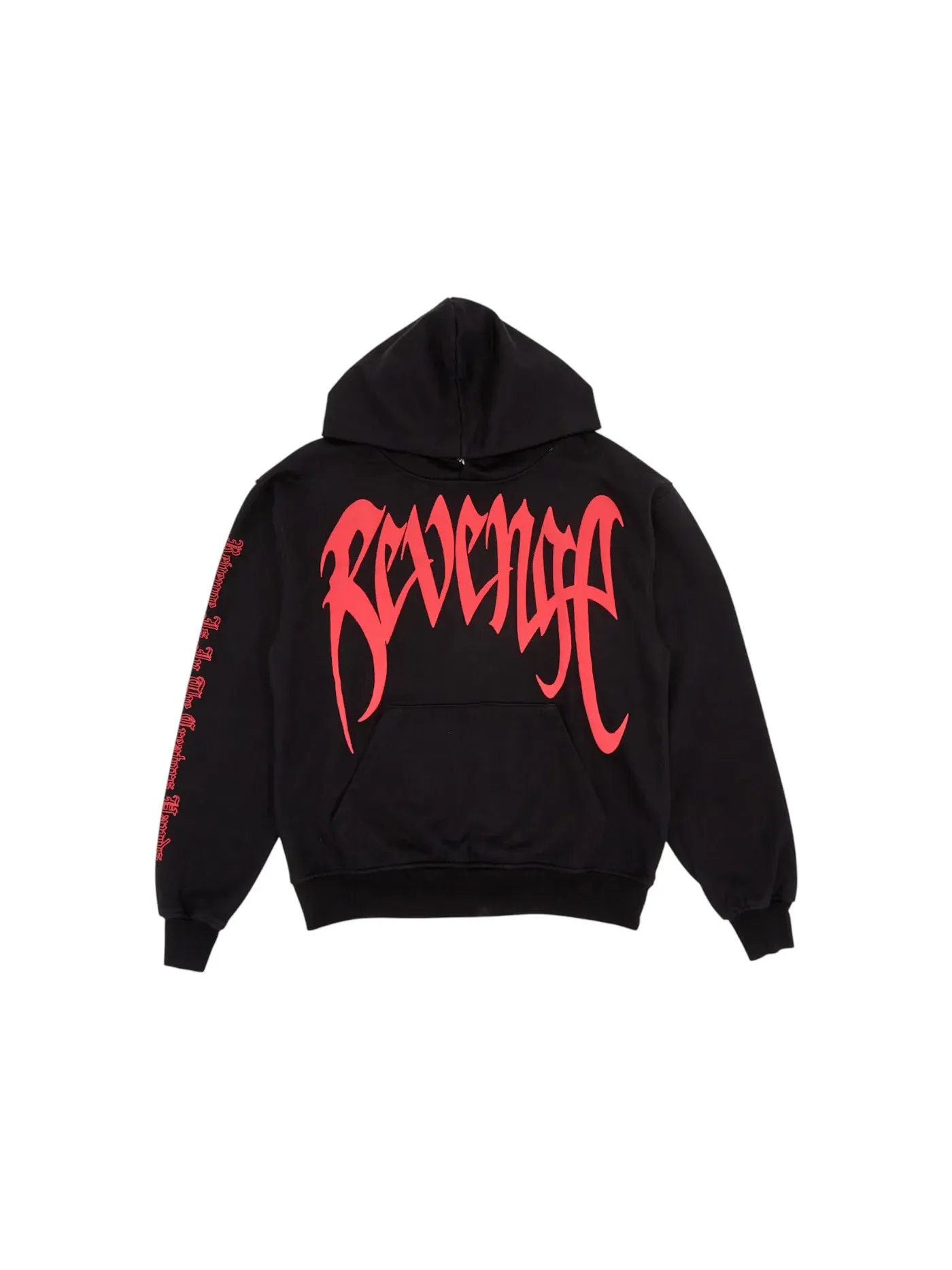 Мужской худи с принтом Kill Hoodie Revenge — изображение 1 из 2, черный/красный