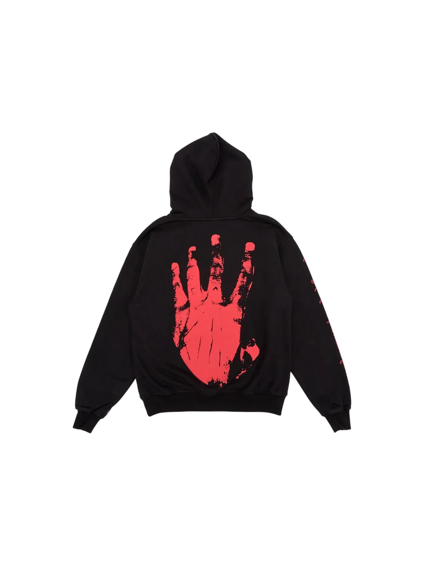 Мужской худи с принтом Kill Hoodie Revenge — изображение 2 из 2, черный/красный