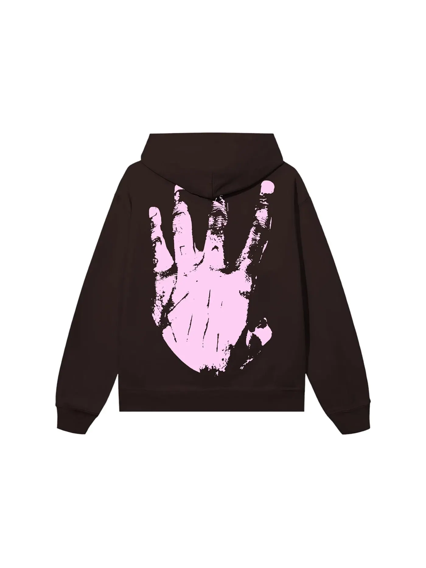 Мужская худи Revenge Kill Hoodie — изображение 2 из 2, коричневый/розовый