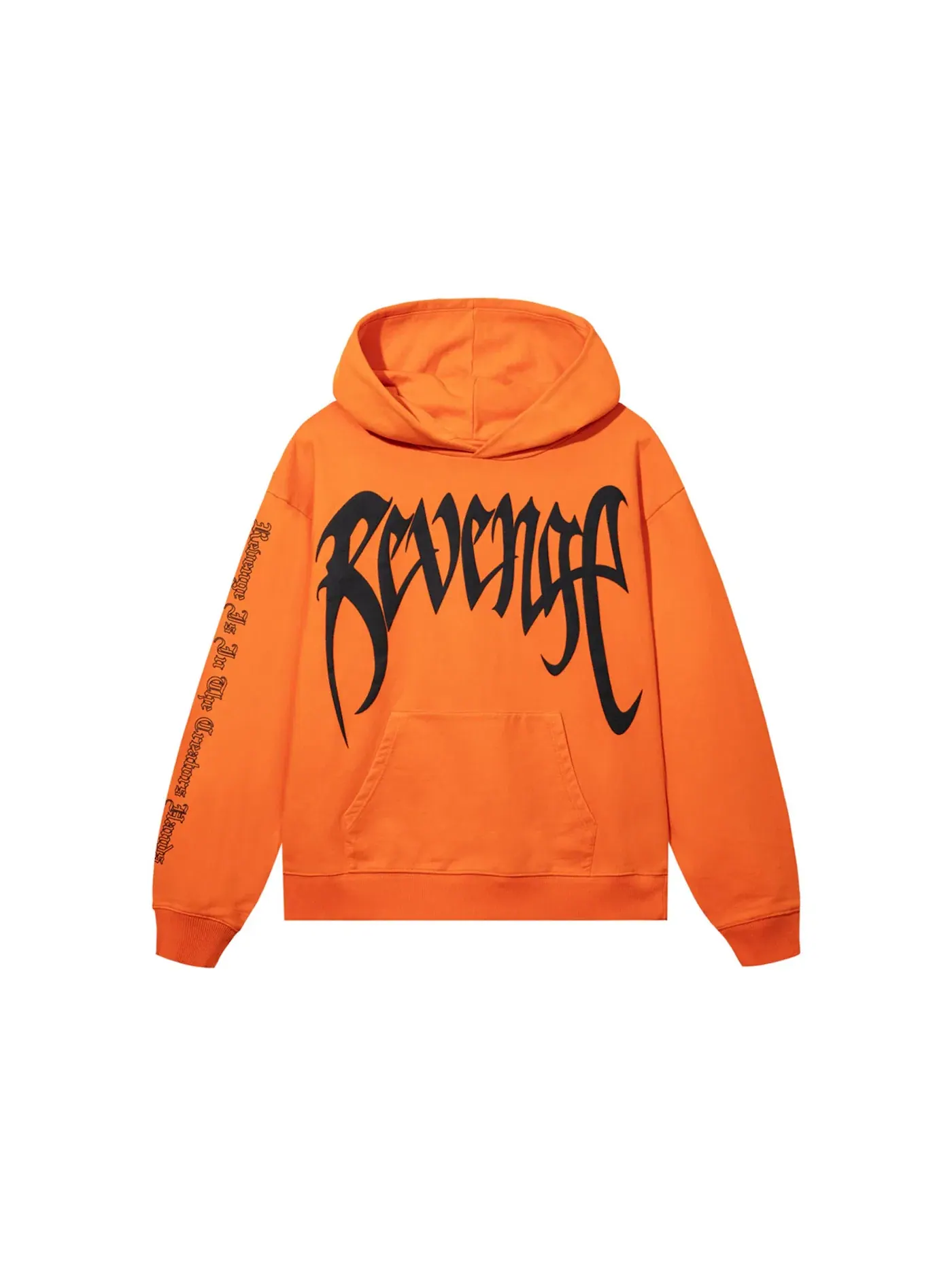 Мужская худи с принтом Revenge Kill Hoodie Orange/Black — изображение 1 из 2