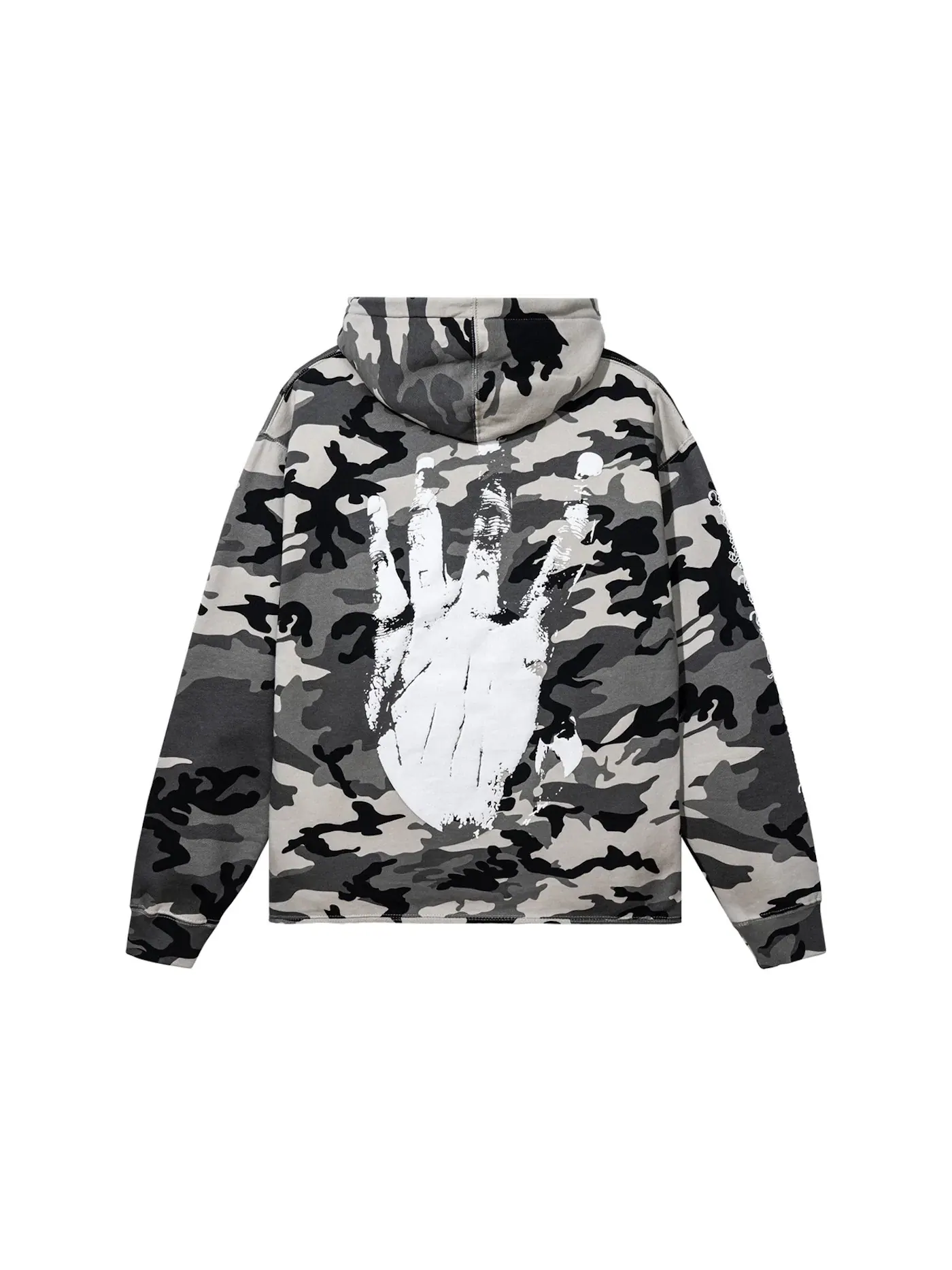 Мужская худи с камуфляжным принтом Revenge Hoodie — изображение 2 из 2, снежный камуфляж