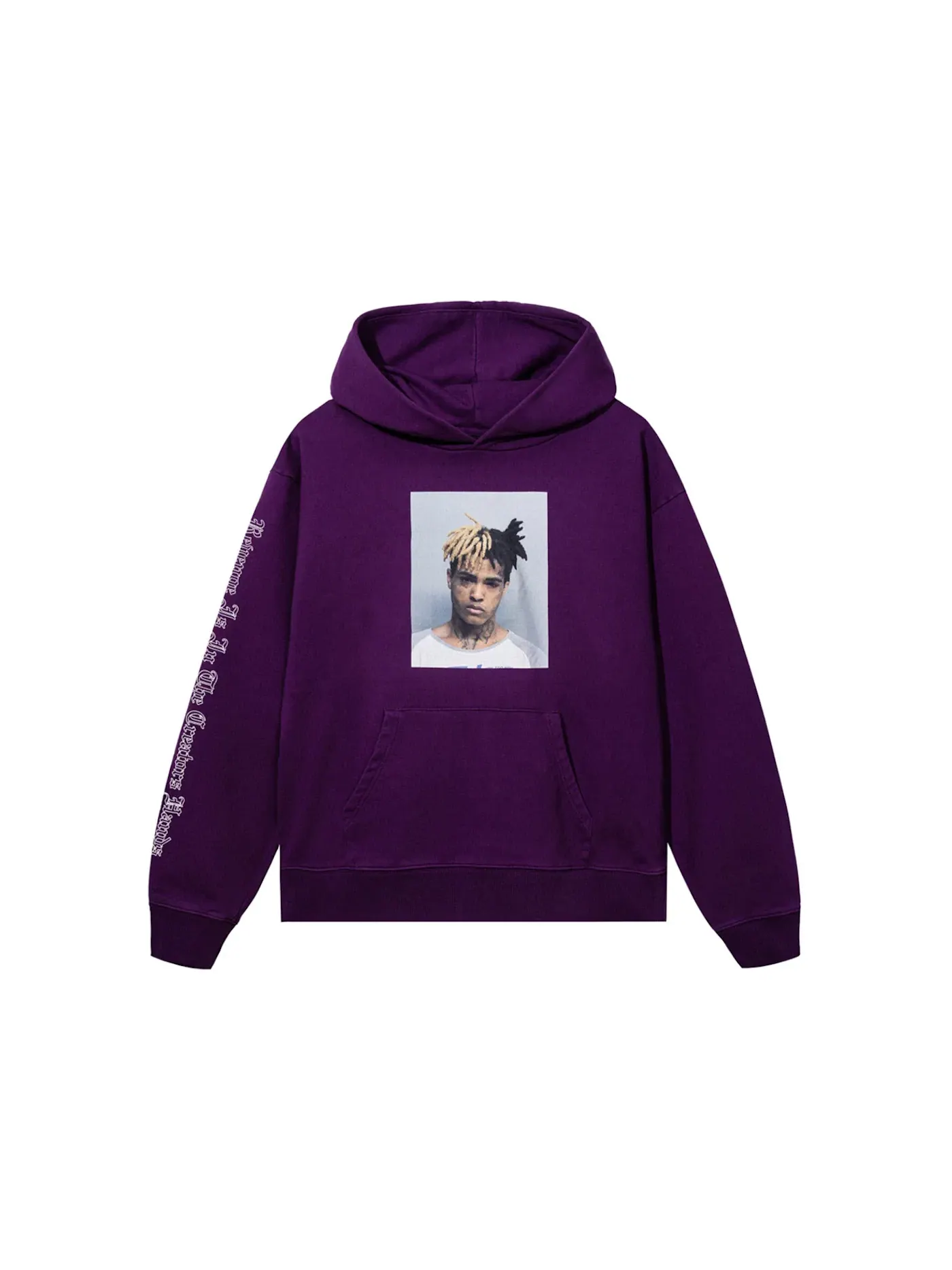Мужская худи с принтом Revenge Hoodie — изображение 1 из 2, фиолетовый