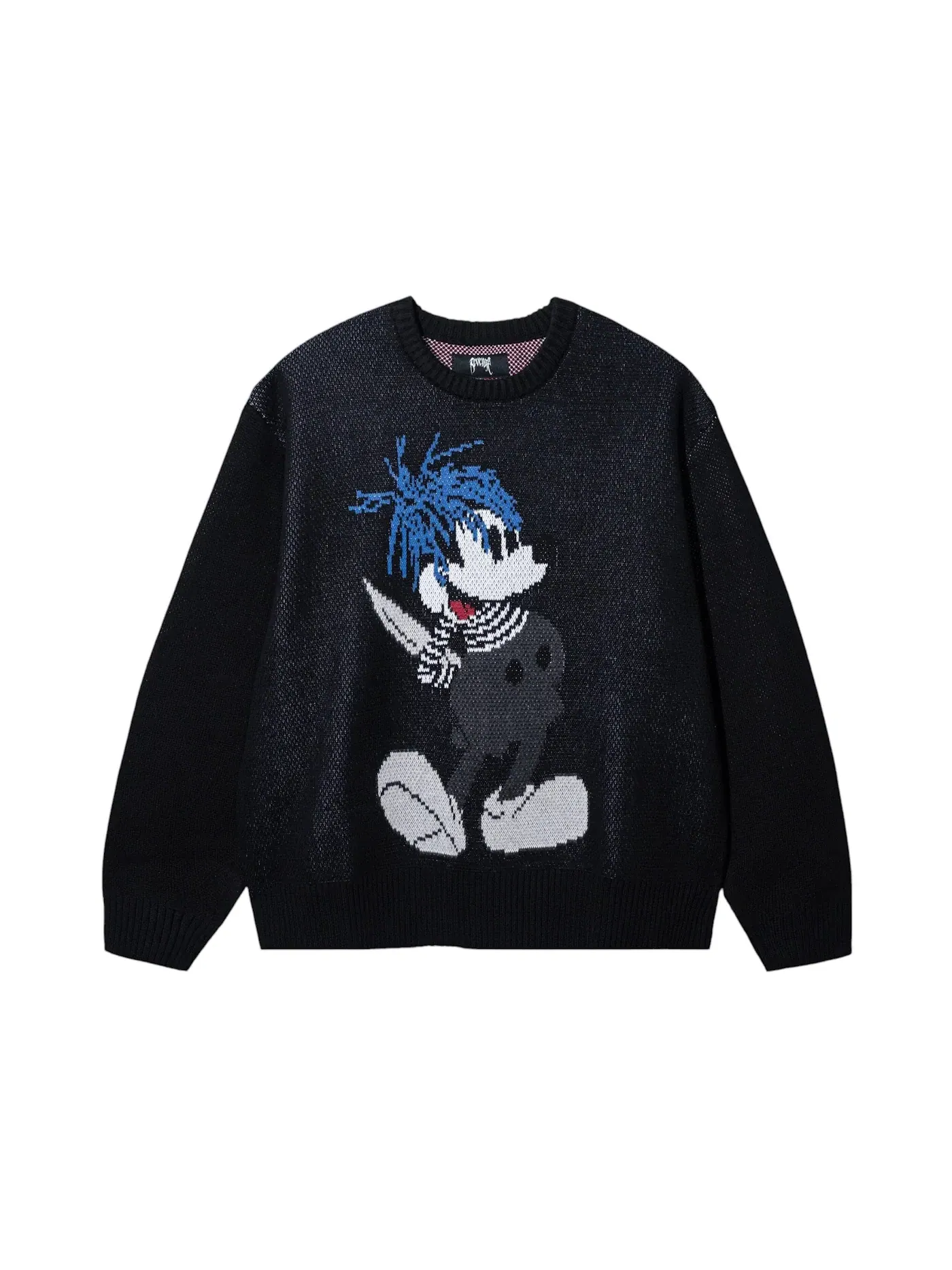 Мужской свитер с принтом Revenge Knit — изображение 1 из 2, черный