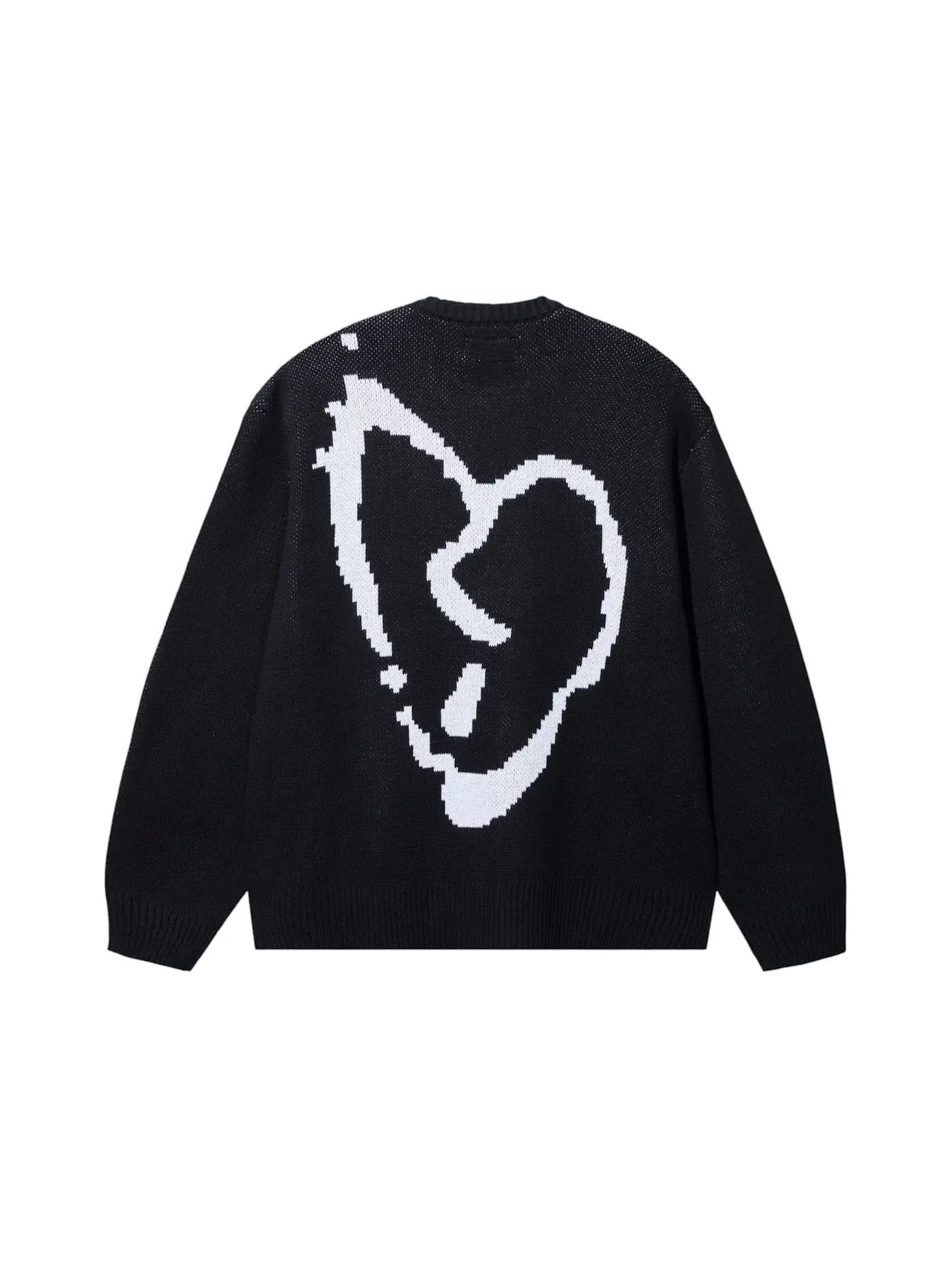 Мужской свитер с принтом Revenge Knit — изображение 2 из 2, черный