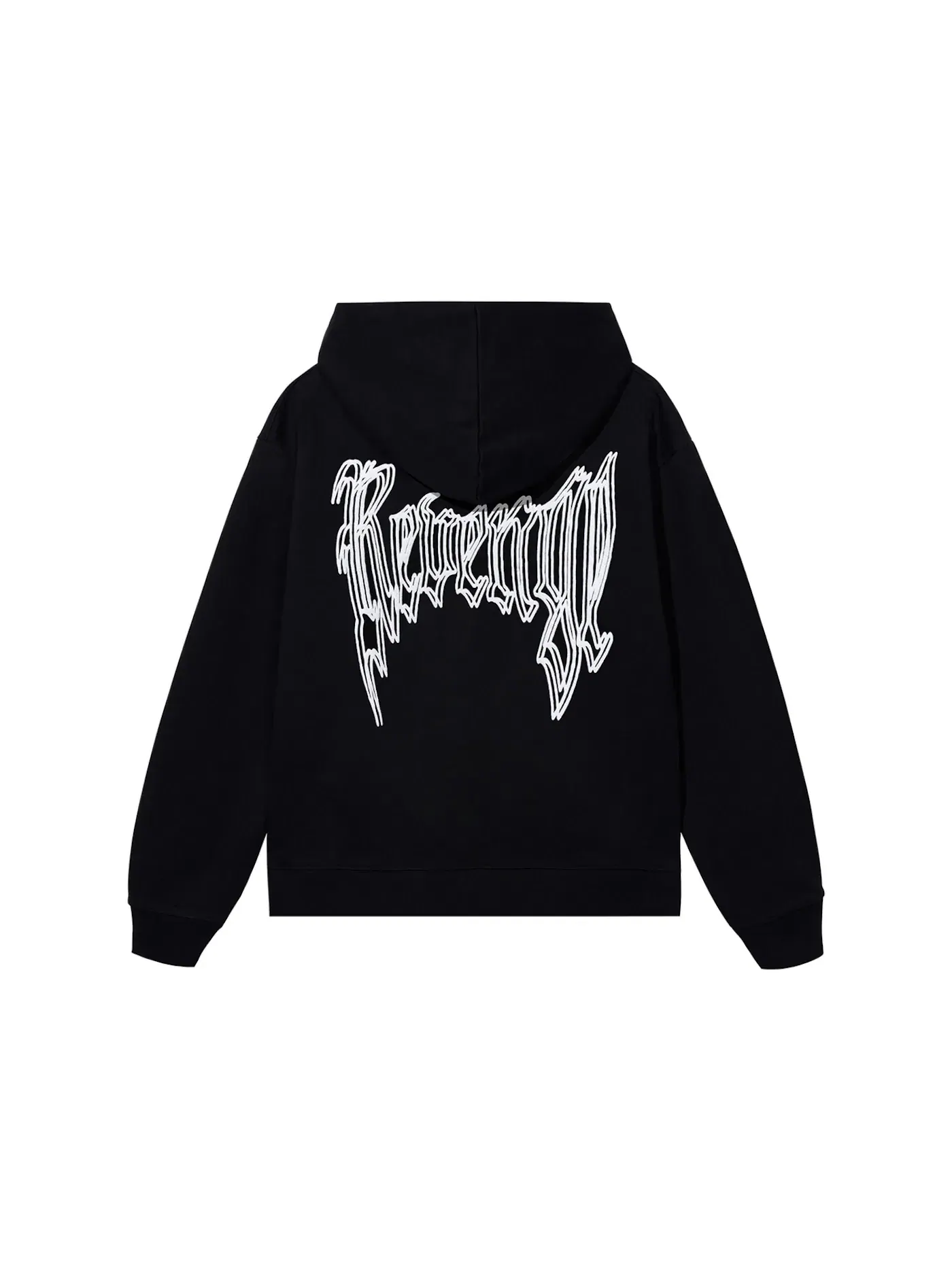 Мужская худи с принтом Revenge Hoodie — изображение 2 из 2, черный