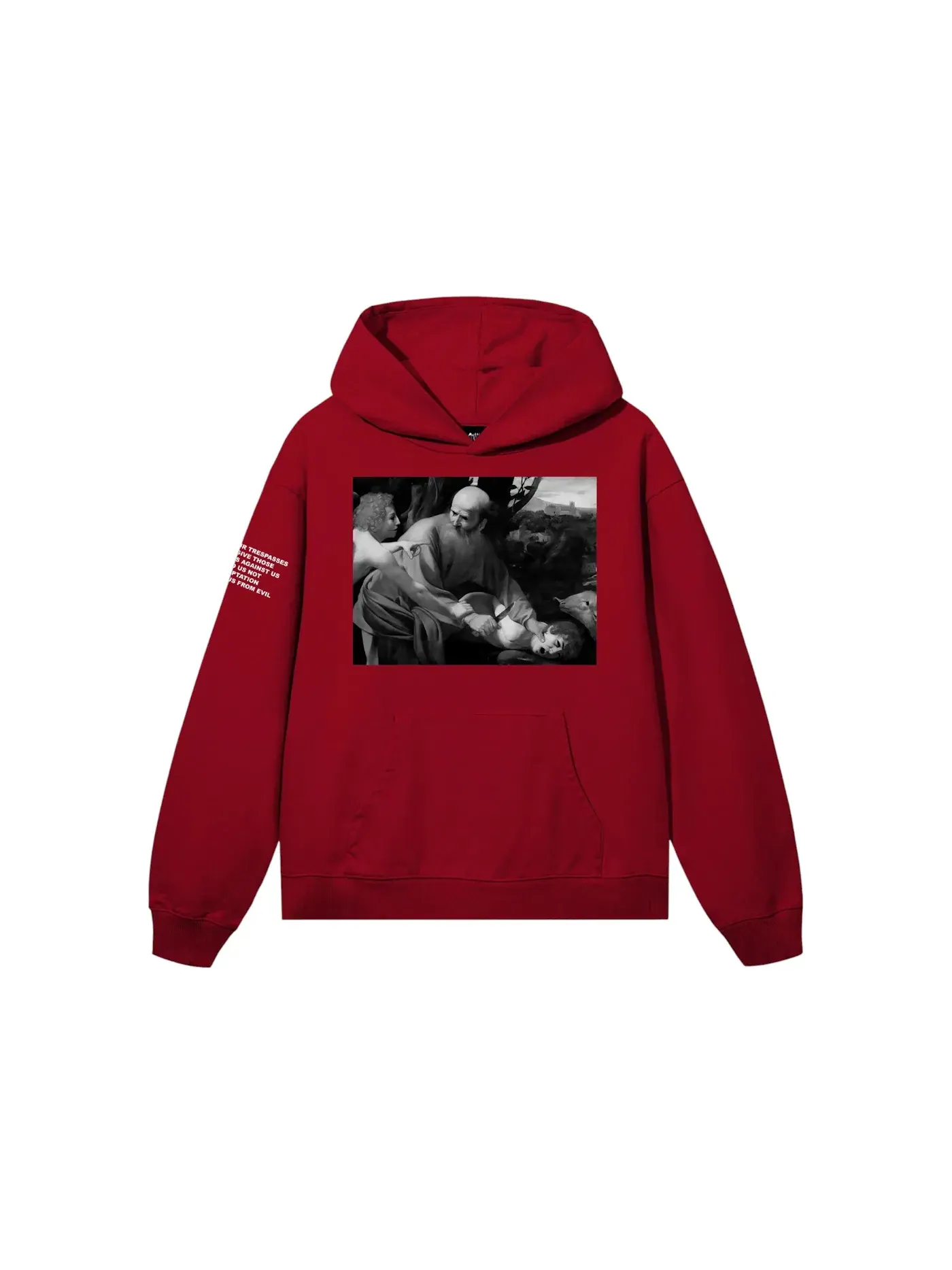 Мужская худи с принтом Revenge Hoodie — изображение 1 из 2, красный