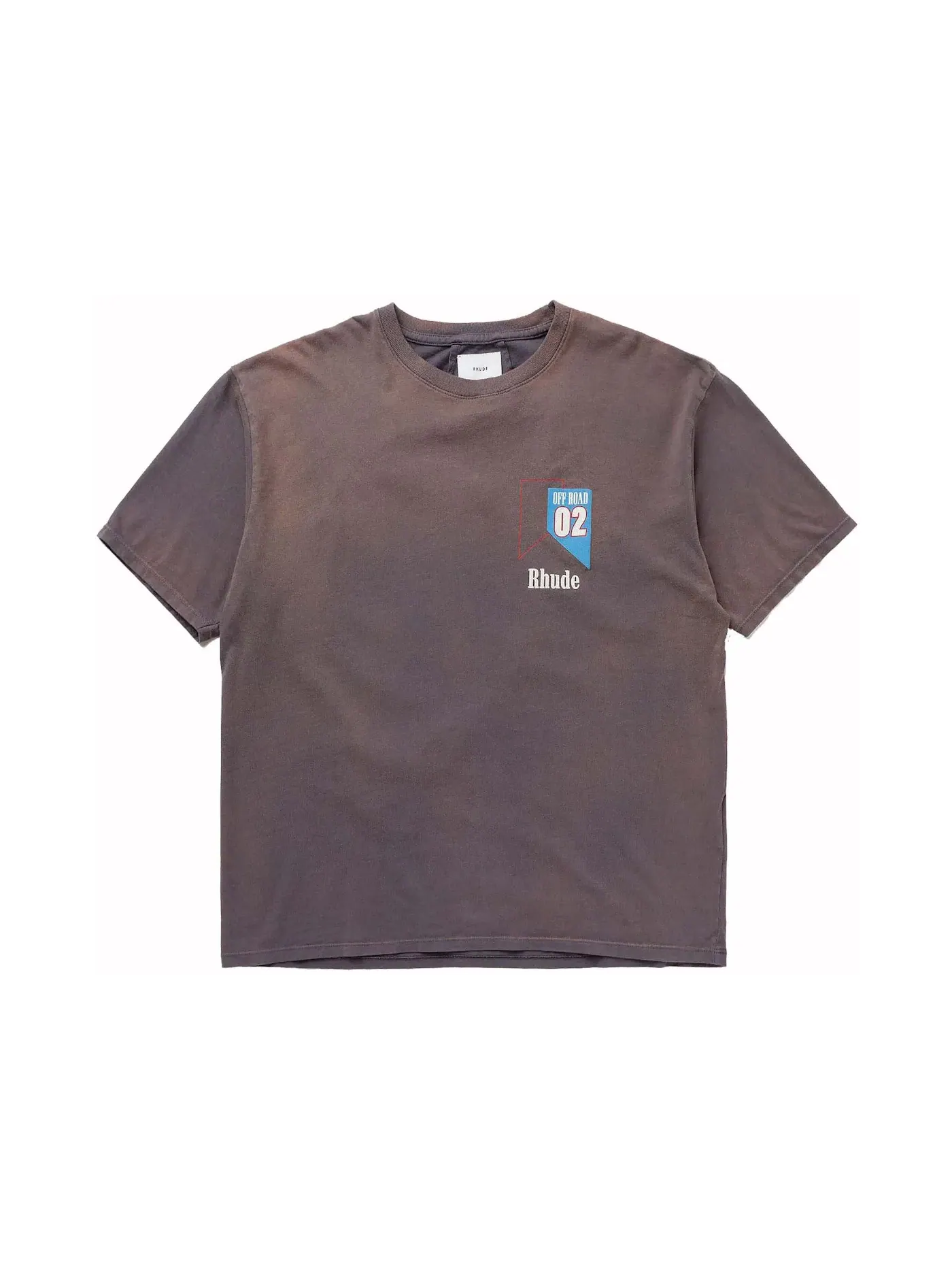 Мужская футболка с принтом Tee Rhude — изображение 1 из 2, серый