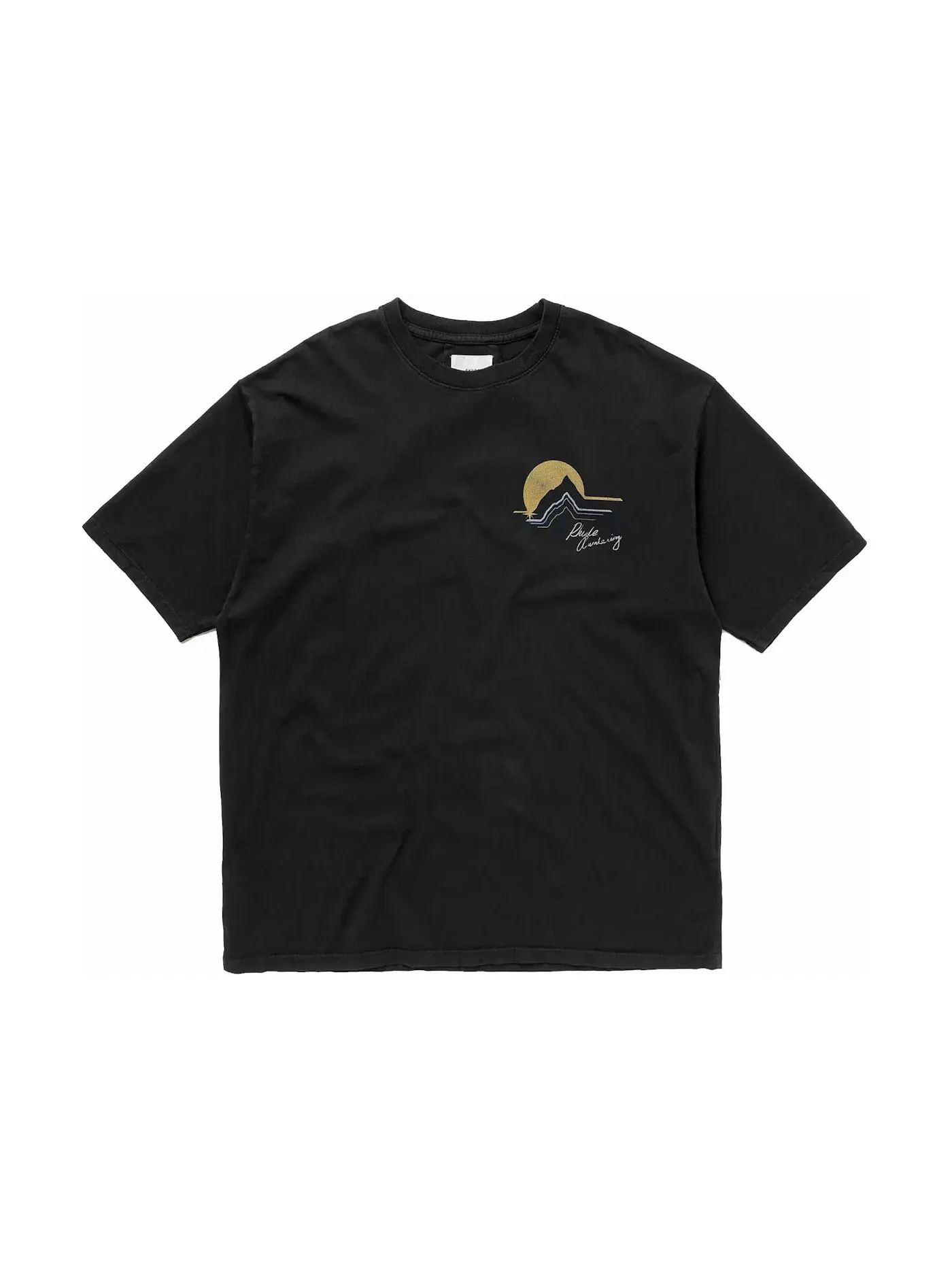 Мужская футболка с принтом Tee Rhude — изображение 1 из 2, черный