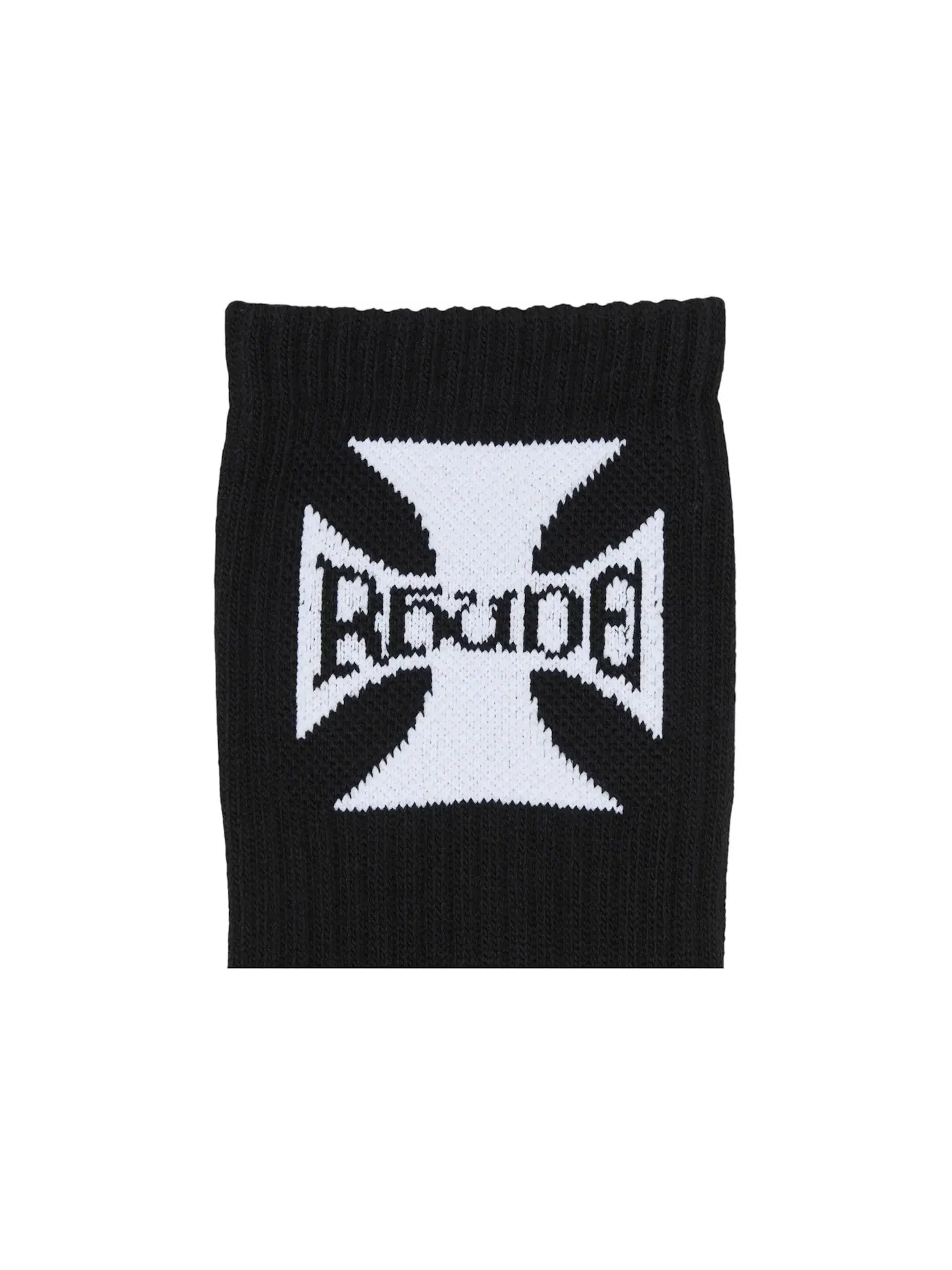 Мужские носки с логотипом Rhude — изображение 3 из 3, черный/белый