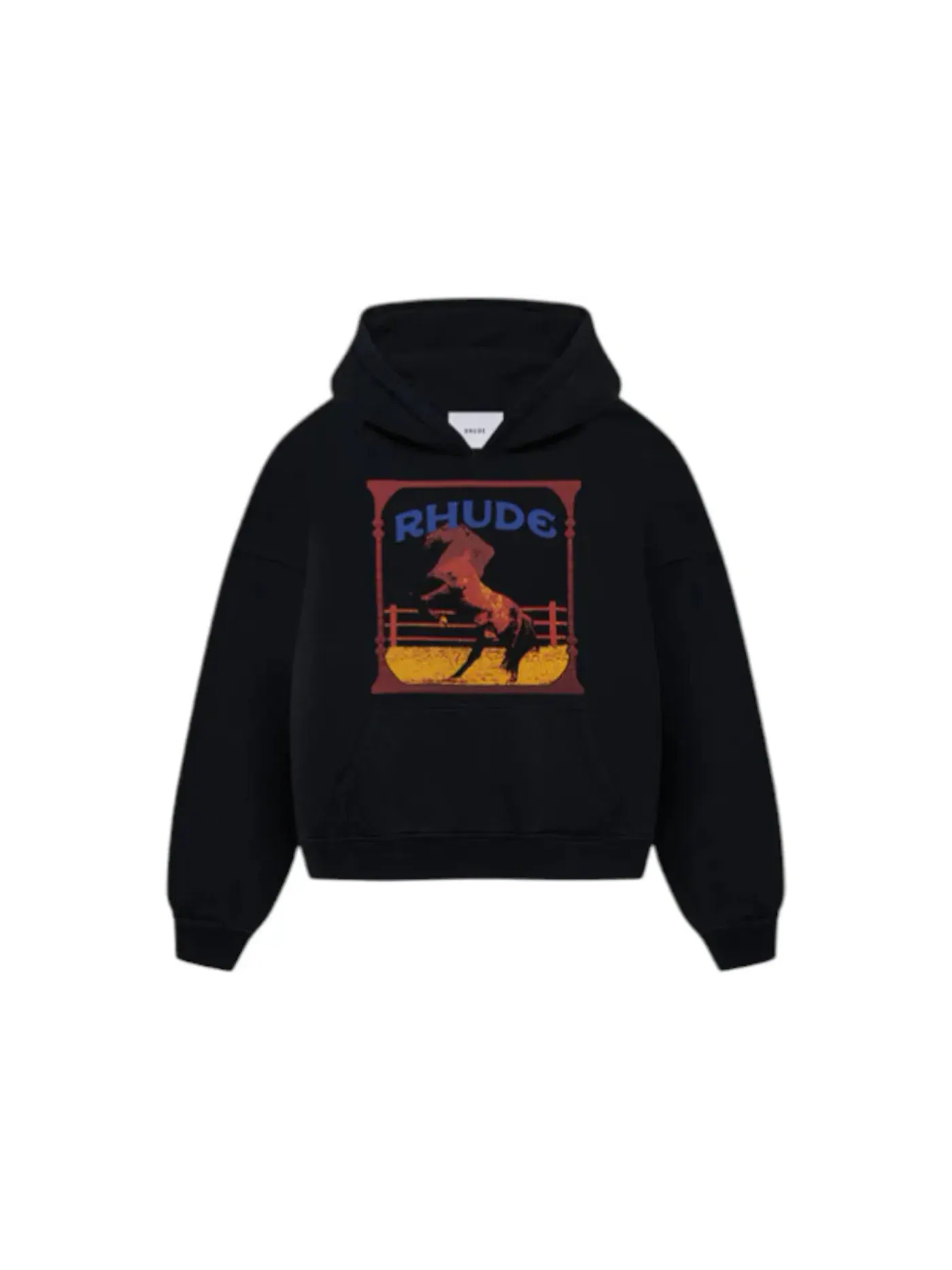Мужской худи Rhude Cadre Hoodie — изображение 1 из 1, черный