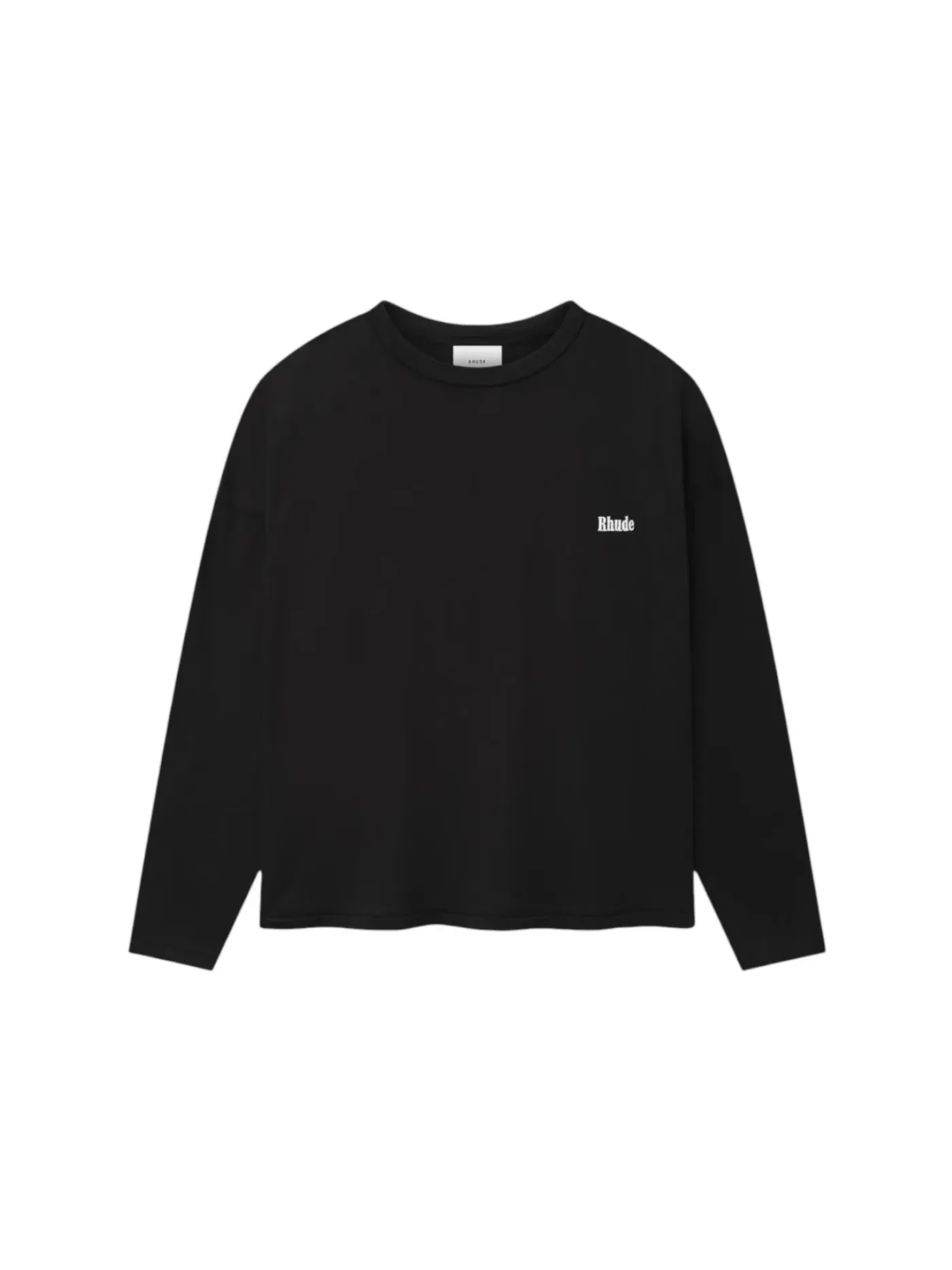 Мужская футболка с длинным рукавом Rhude Tee — изображение 1 из 2, черный