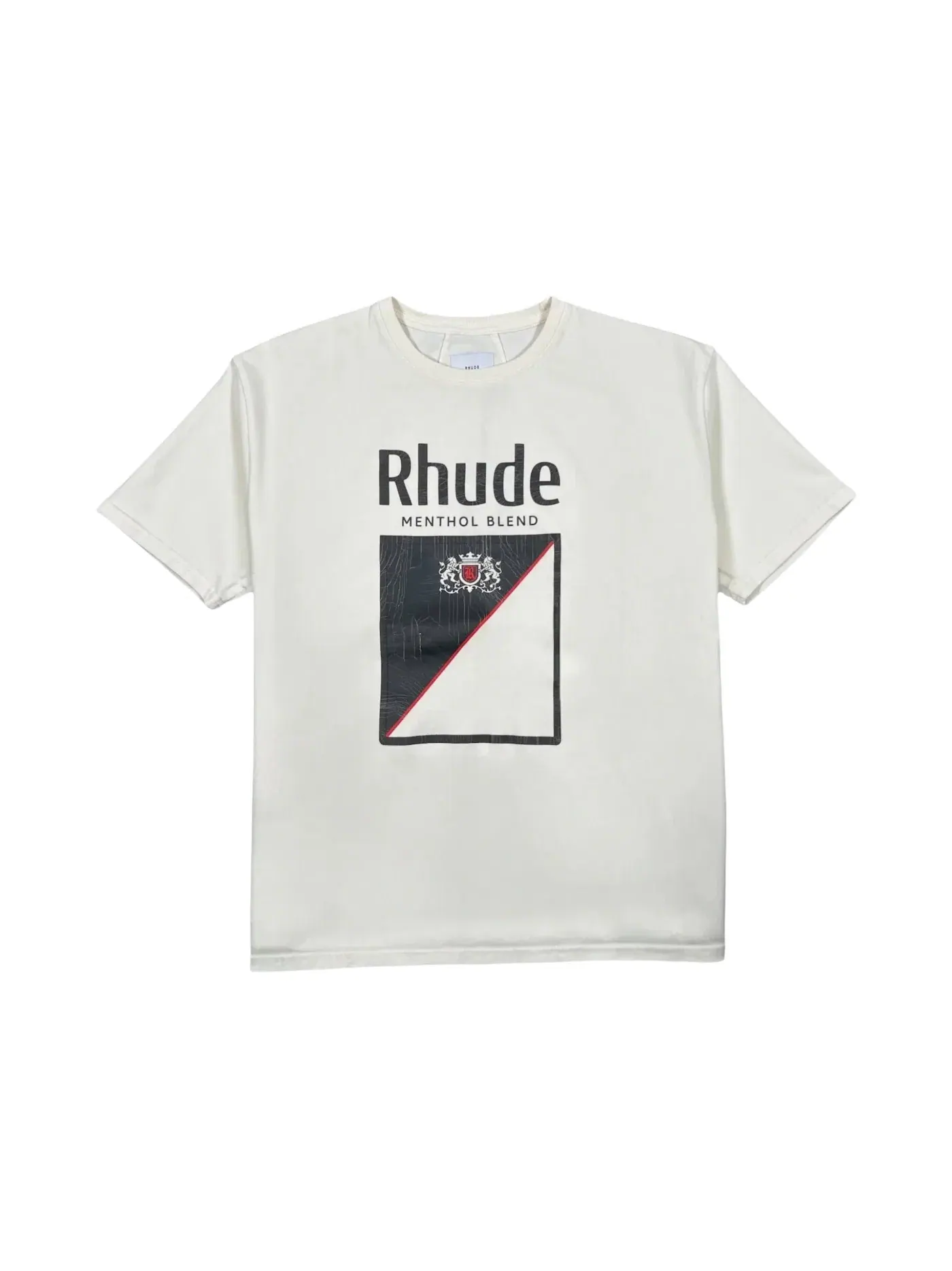 Мужская футболка хлопковая Tee Rhude — изображение 1 из 2, винтажный белый