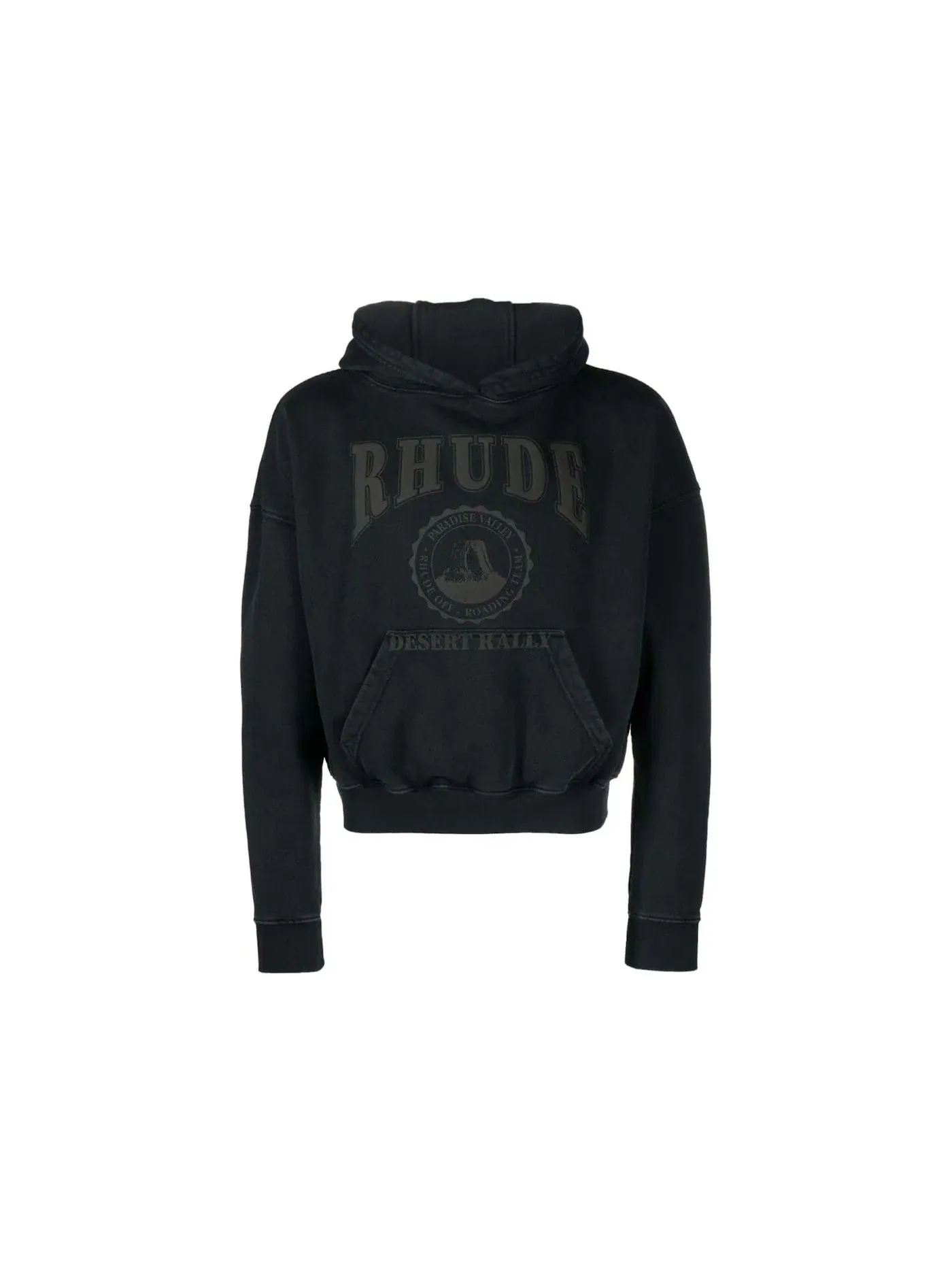 Мужской худи с принтом Desert Valley Rhude — изображение 1 из 1, черный