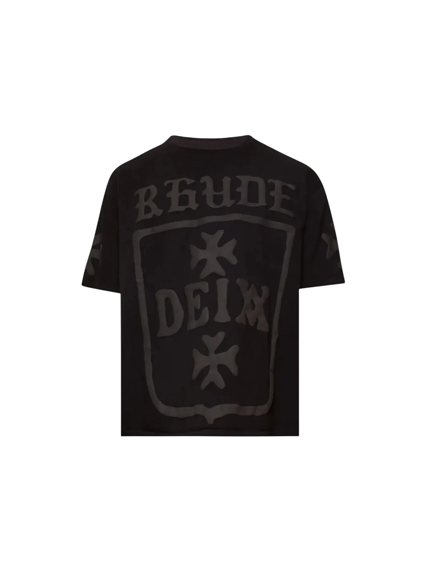 Мужская футболка оверсайз Deix Shield Rhude — изображение 1 из 1, черный