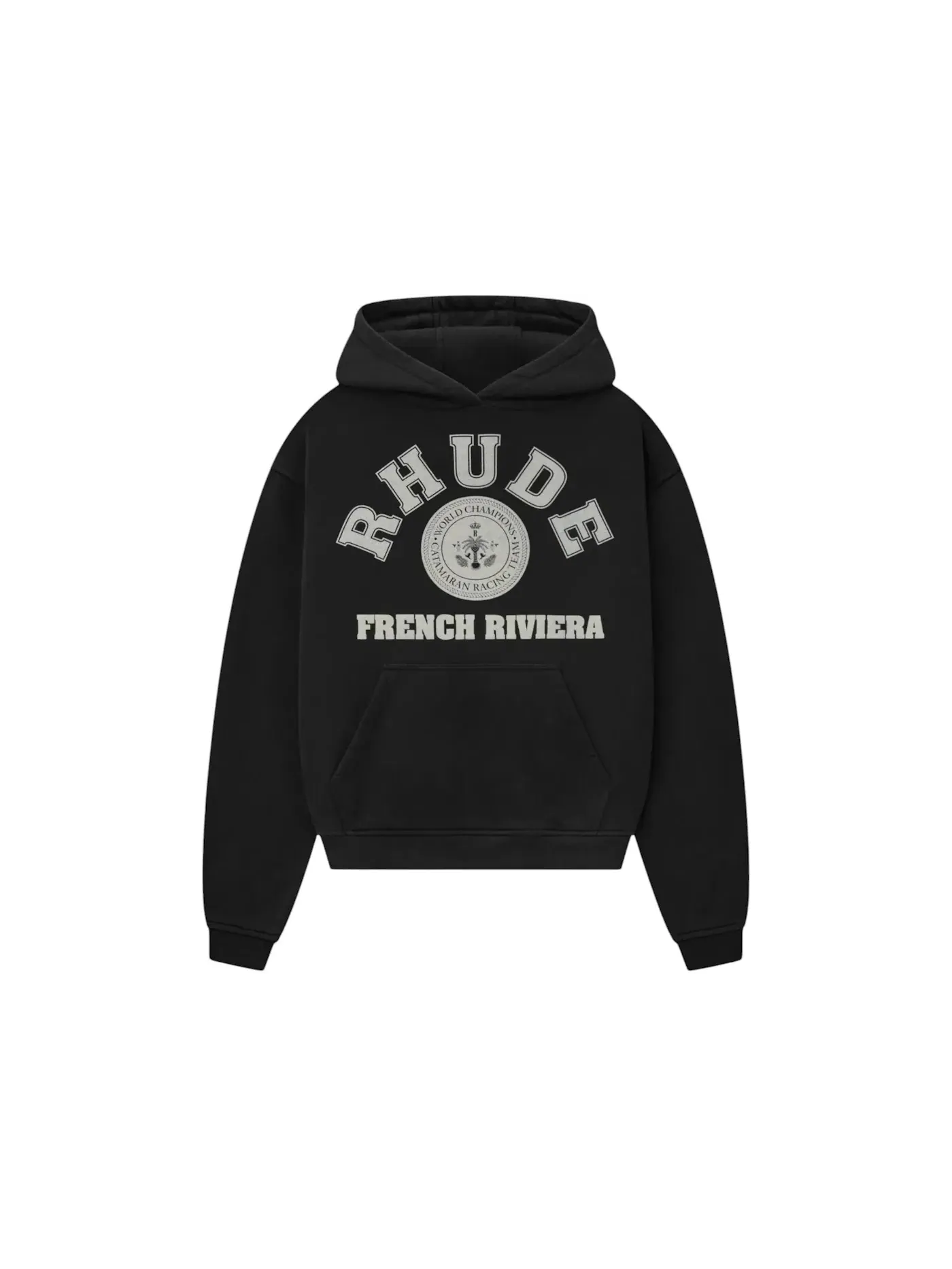 Мужской худи с длинным рукавом Hood Rhude — изображение 1 из 1, черный