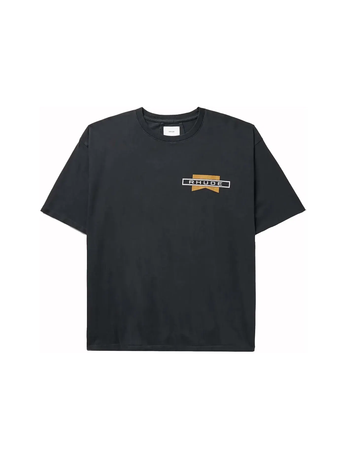 Мужская футболка с принтом Tee Rhude — изображение 1 из 2, черный