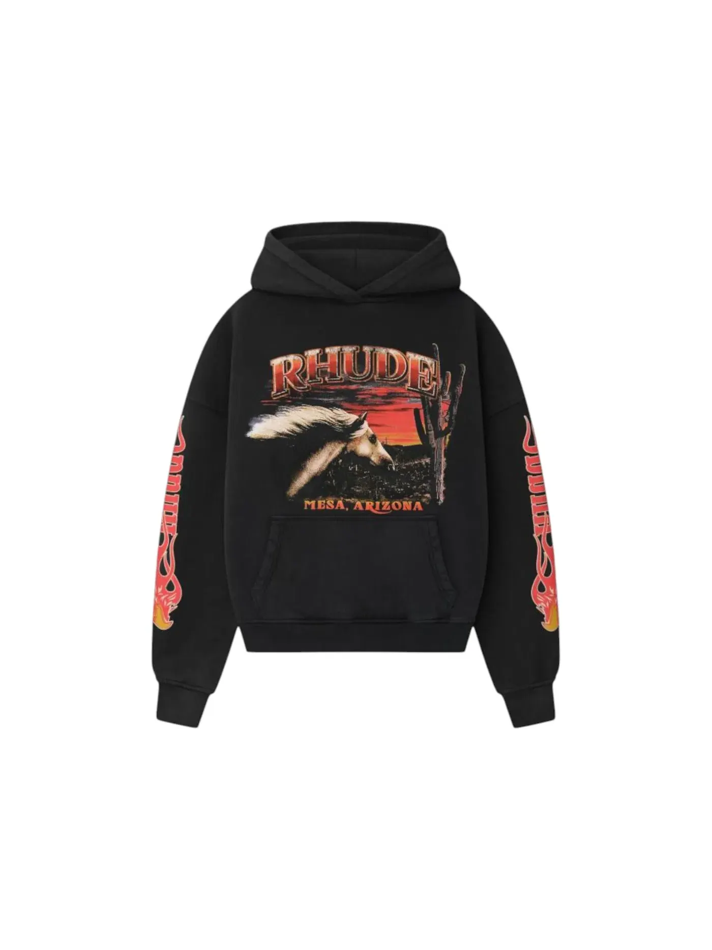 Мужская худи с принтом Mesa Stallion Rhude — изображение 1 из 2, черный