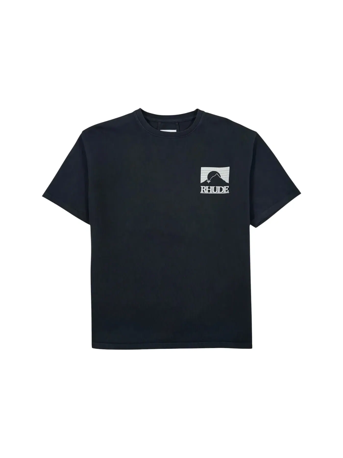 Мужская футболка с принтом Moonlight Pack Rhude — изображение 1 из 2, винтажный черный/белый