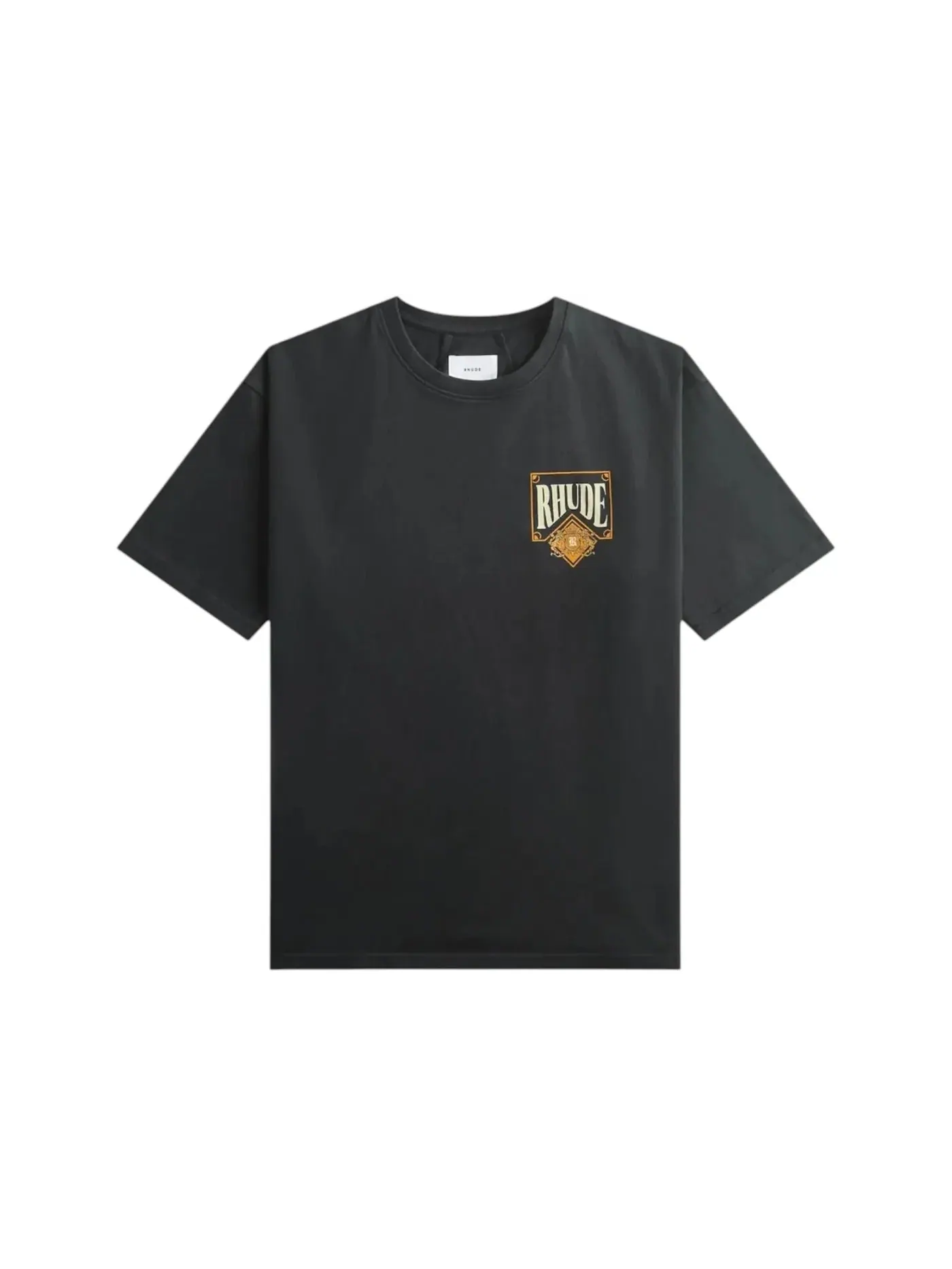 Мужская футболка с принтом Tee Rhude — изображение 1 из 2, винтажный черный/желтый