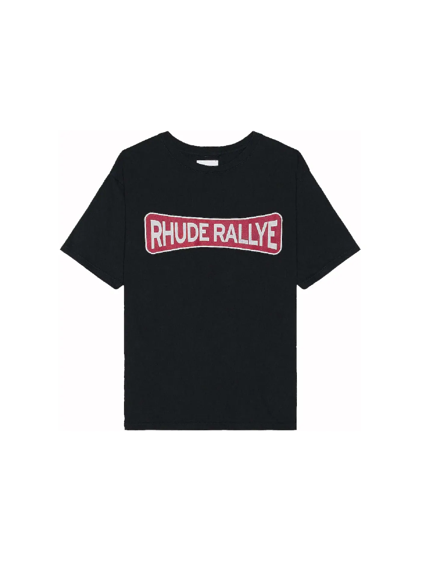 Мужская футболка с принтом Rhude Tee — изображение 1 из 2, черный