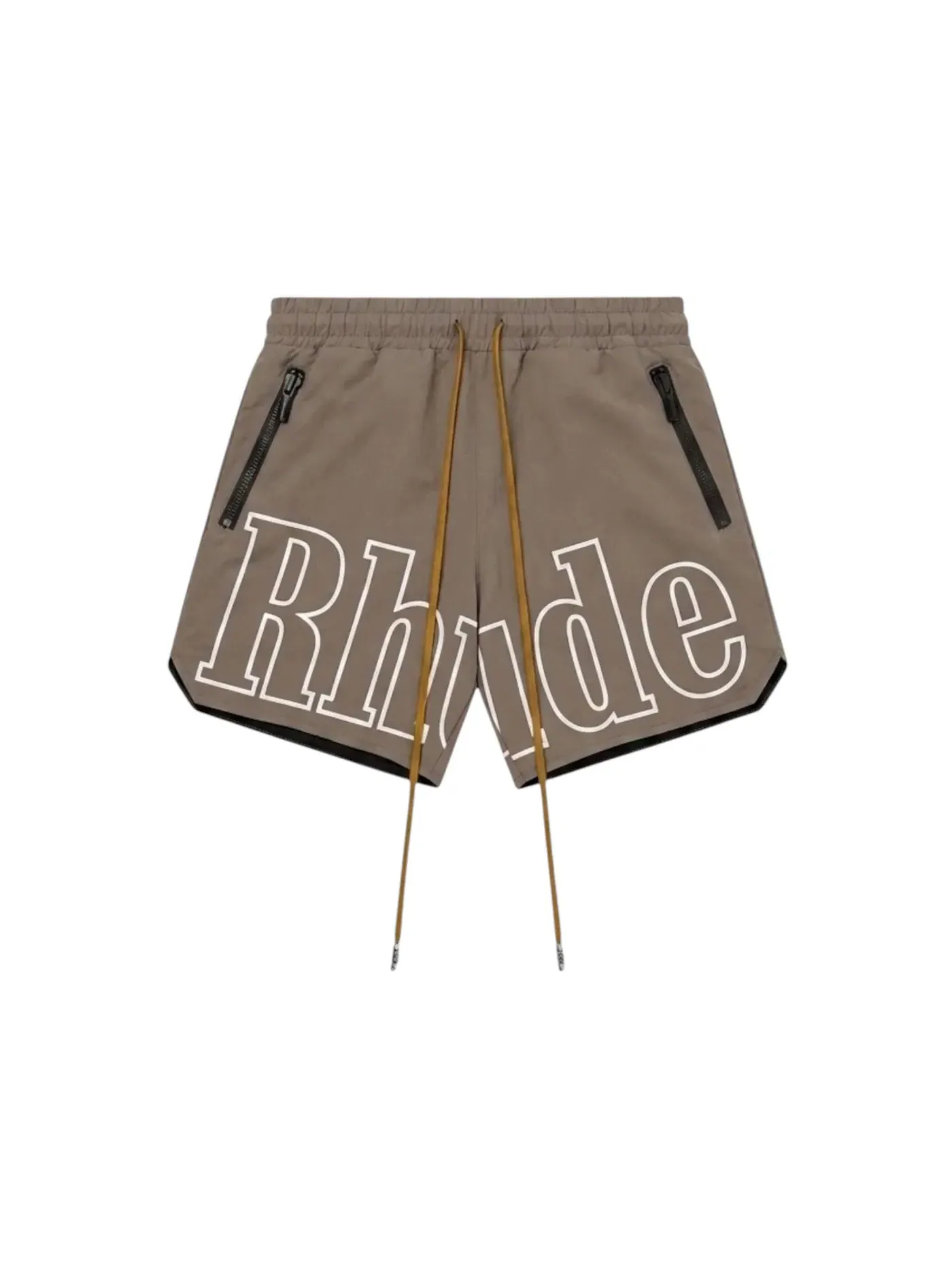 Мужские шорты с принтом Rhude Shorts — изображение 1 из 2, тауп