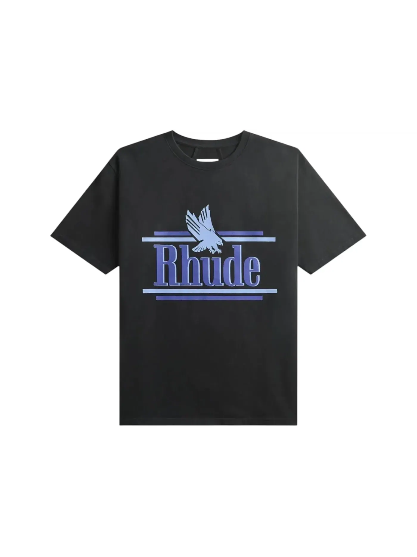 Мужская футболка с принтом Rhude Tee — изображение 1 из 2, винтажный черный/синий