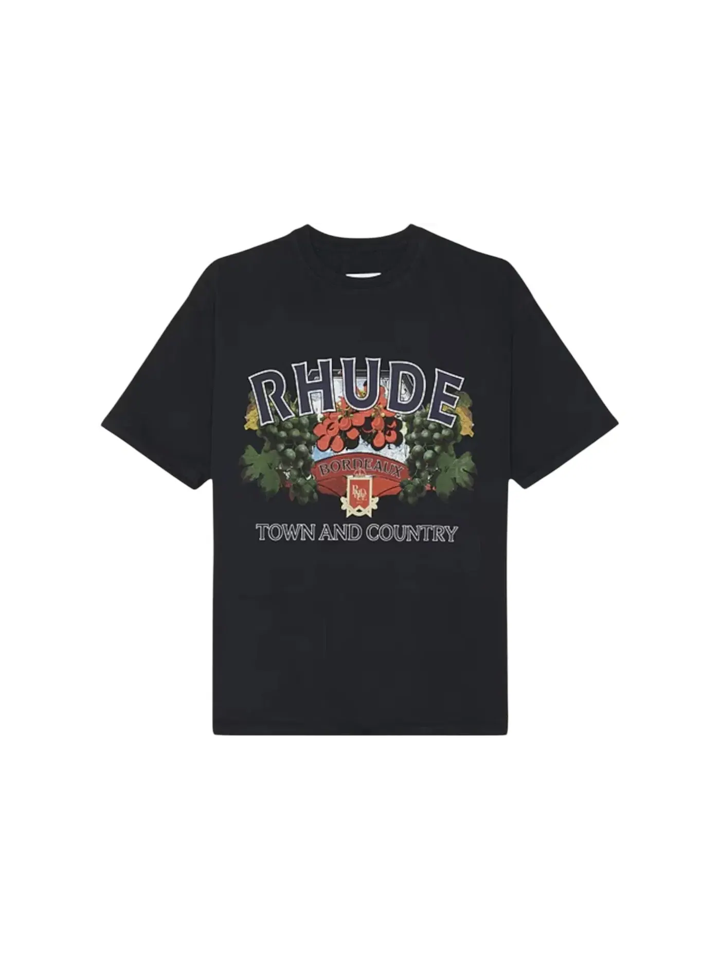 Мужская футболка с длинным рукавом Rhude Tee — изображение 2 из 3, черный