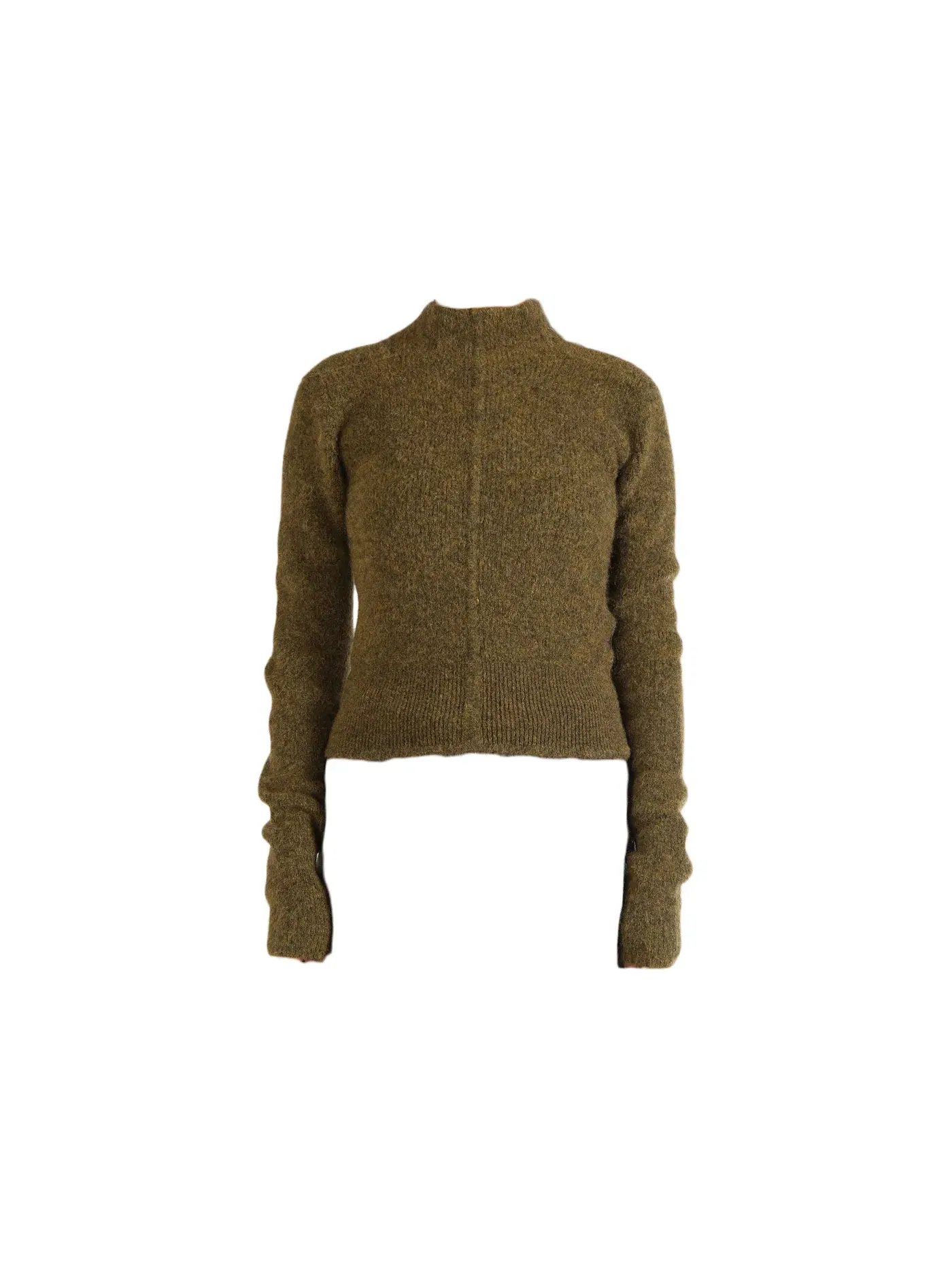 Унисекс топ с длинным рукавом Headon Pull Top Rick Owens — изображение 1 из 1, желтый