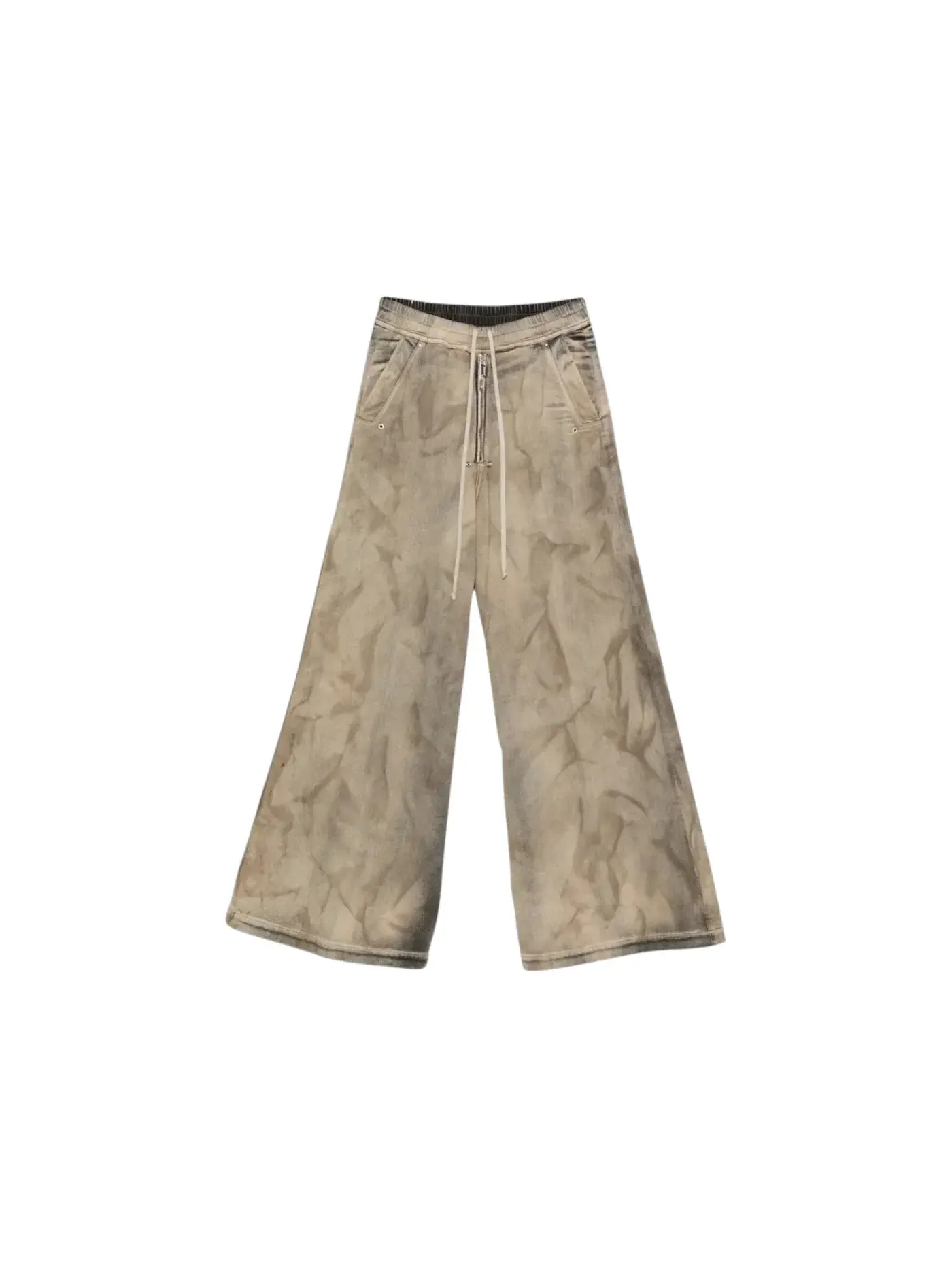 Мужские широкие брюки Pants Rick Owens — изображение 1 из 1, пыльный