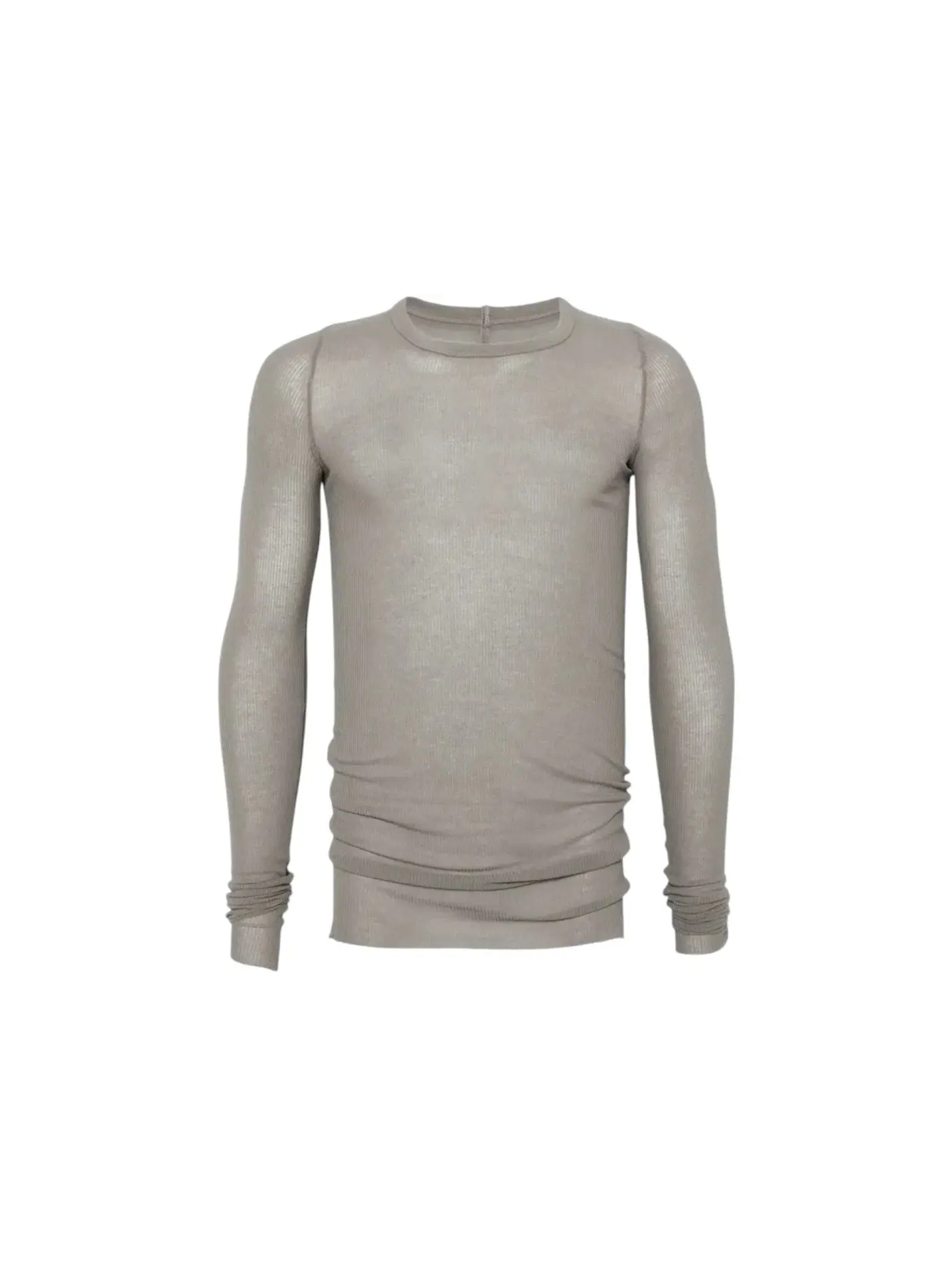 Мужская футболка с длинным рукавом Rick Owens Tee — изображение 1 из 1, сталь