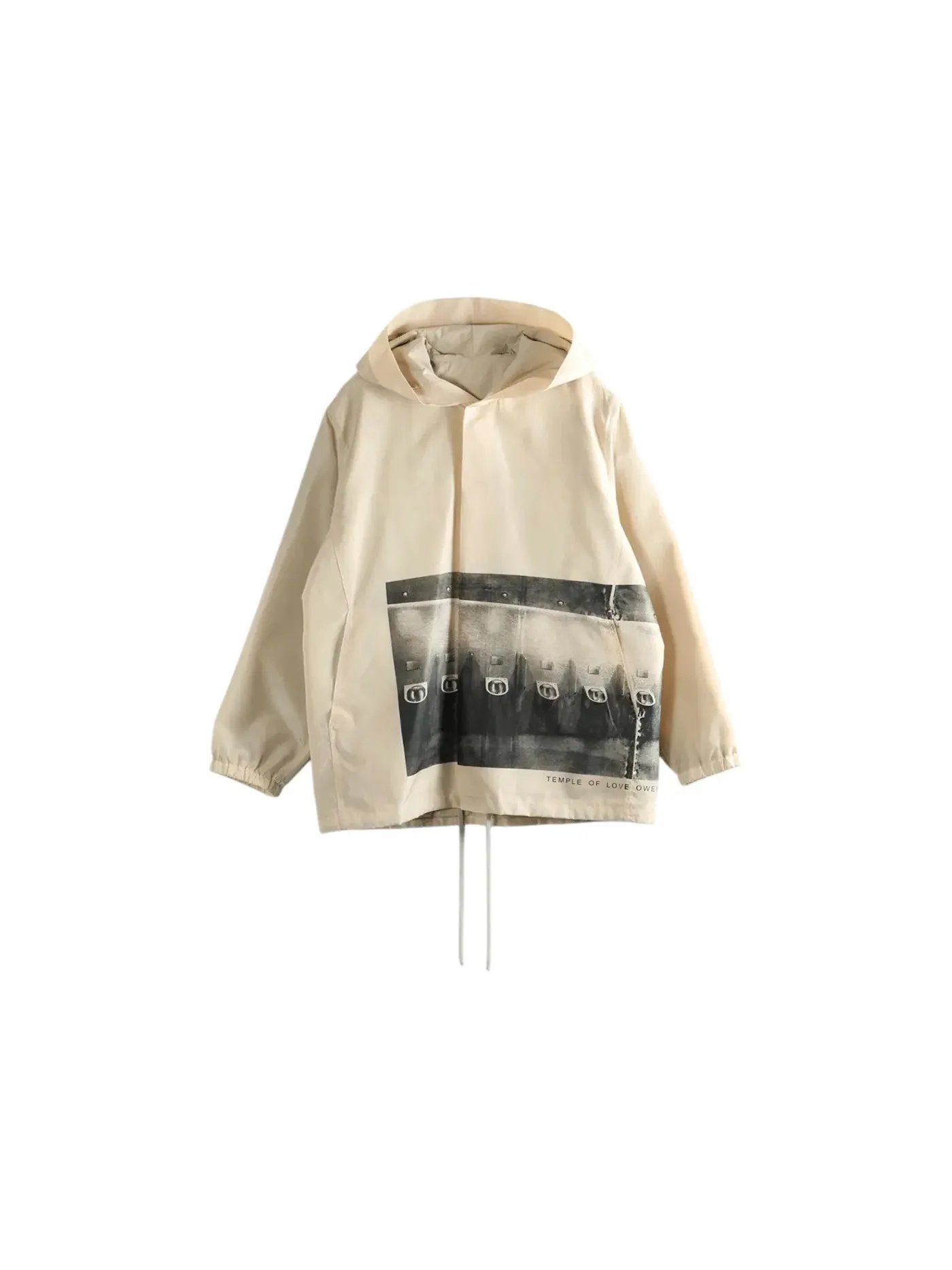 Мужская куртка Temple Tour Jacket Rick Owens — изображение 1 из 1, песочный/черный