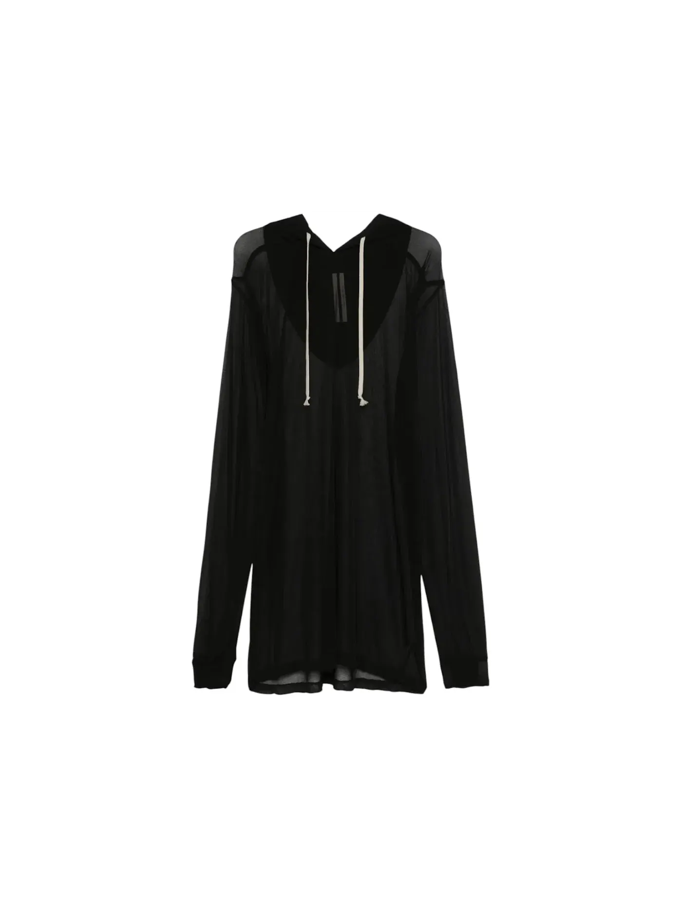 Мужской худи с длинным рукавом Rick Owens — изображение 1 из 1, черный