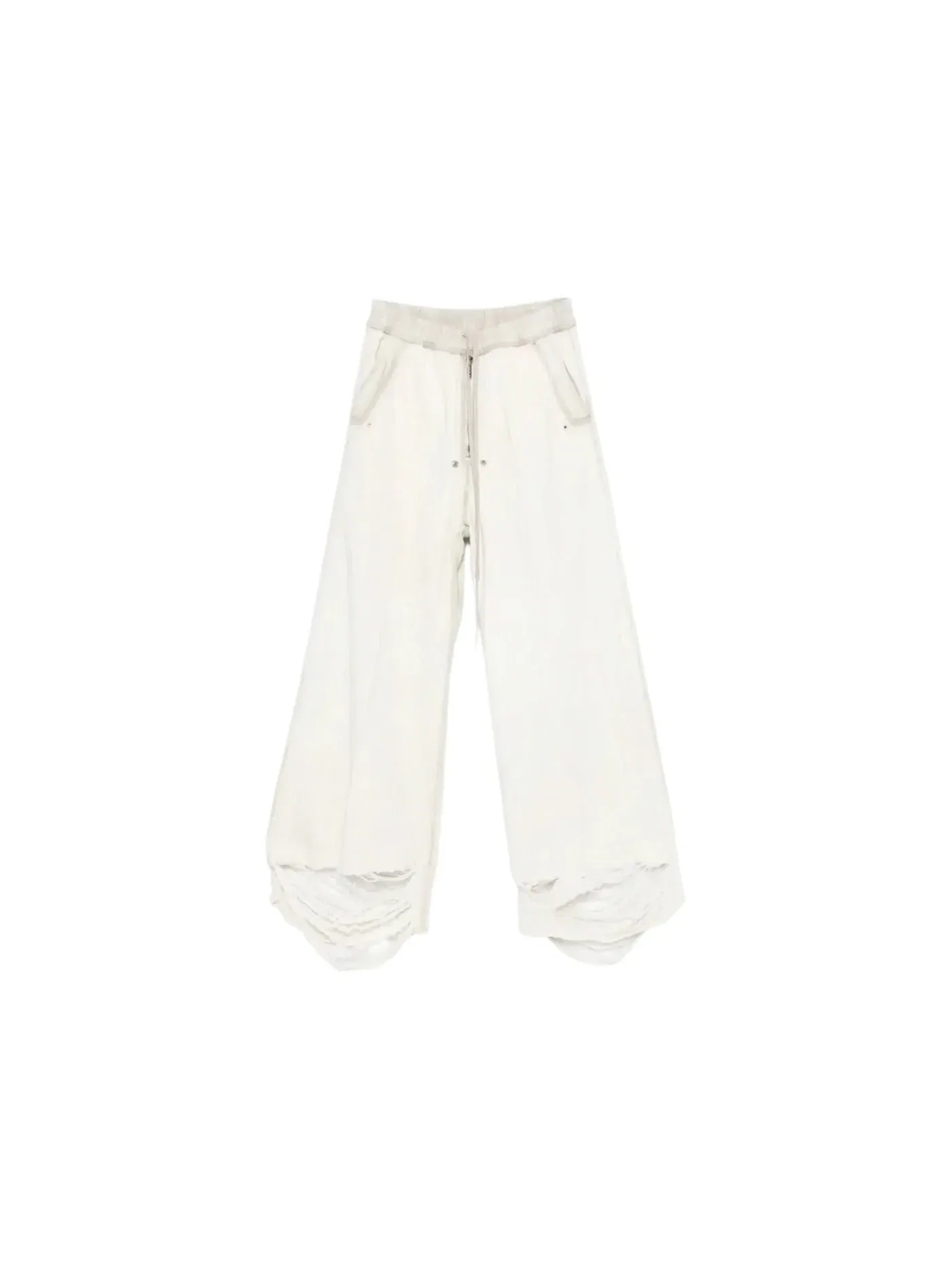 Мужские брюки с широкой штаниной Rick Owens Pants, Milk Wash — изображение 1 из 1