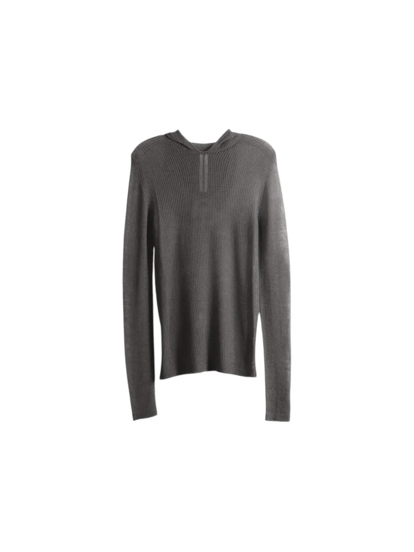 Женская футболка с капюшоном длинным рукавом Rick Owens Top, Drkdust — изображение 1 из 1