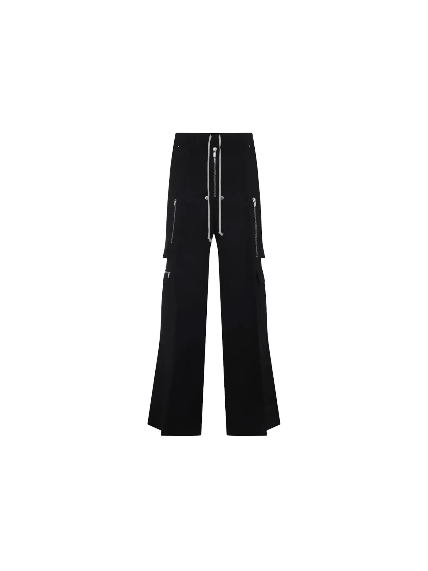 Мужские брюки из шерсти Cargobela Rick Owens — изображение 1 из 1, черный