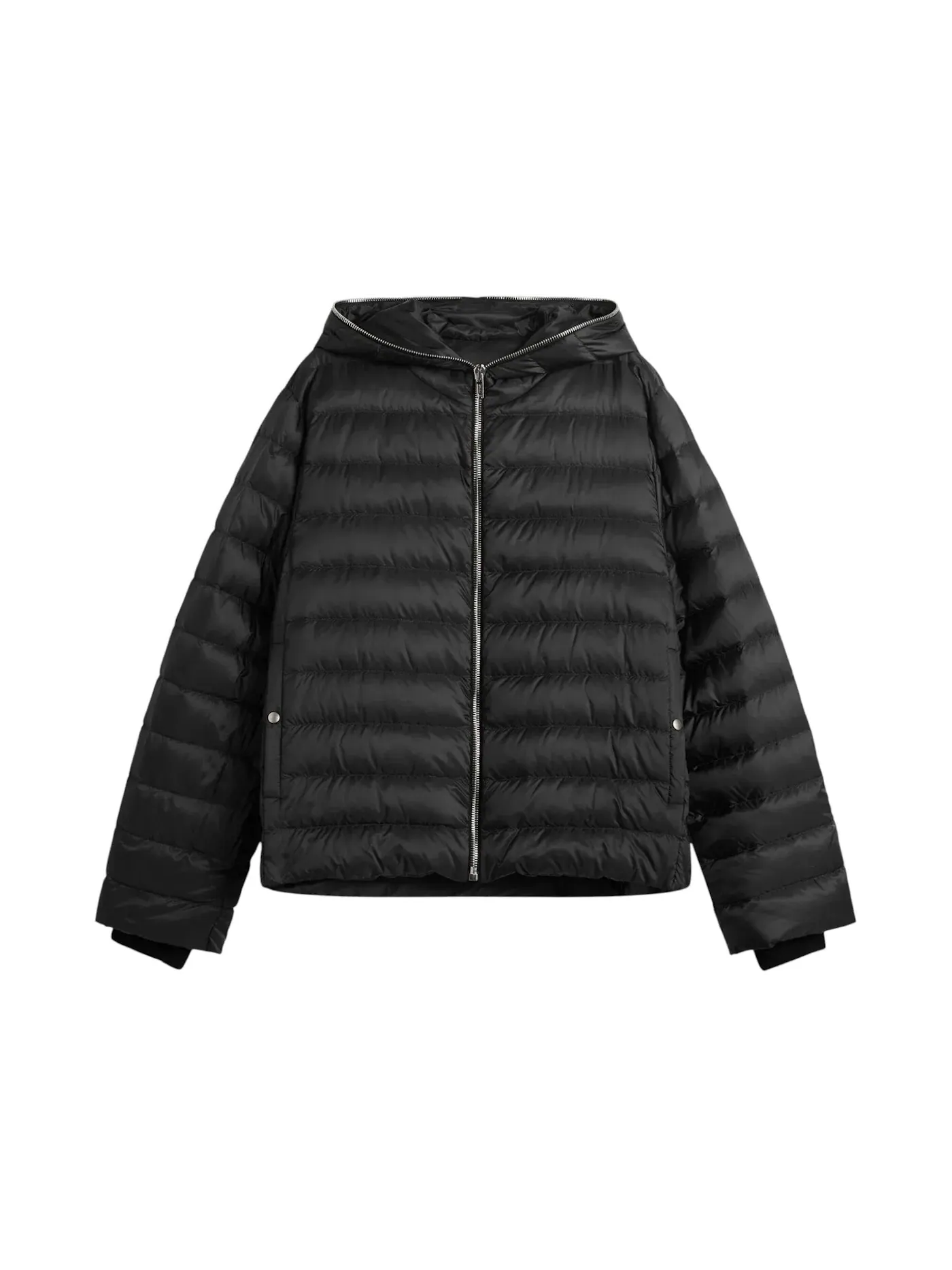 Мужская куртка-ветровка с застежкой-молнией Rick Owens — изображение 1 из 1, черный